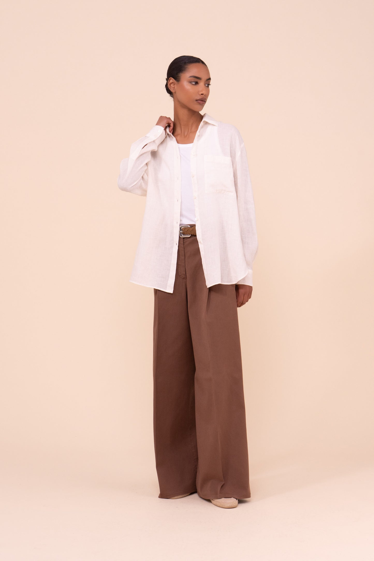 Palmaria camicia in lino - LINEN
