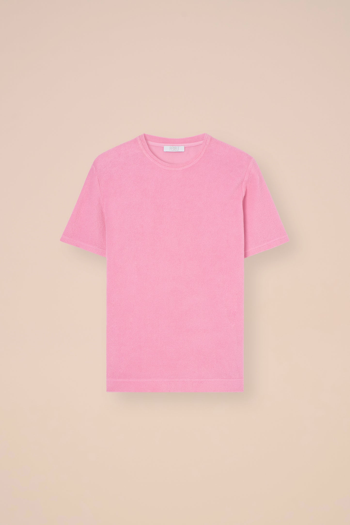 Extreme Short Sleeve Terry Cotton T-Shirt - SKYBLUE