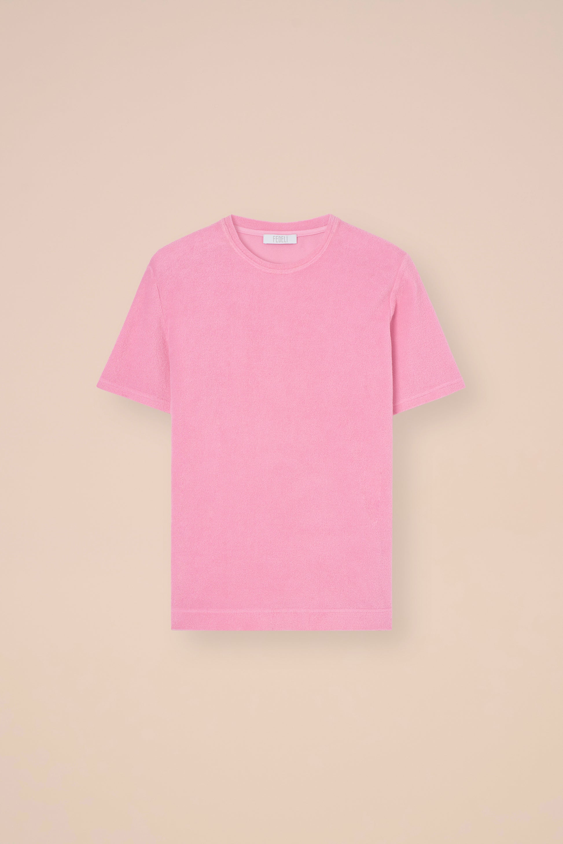 Extreme Short Sleeve Terry Cotton T-Shirt - SKYBLUE