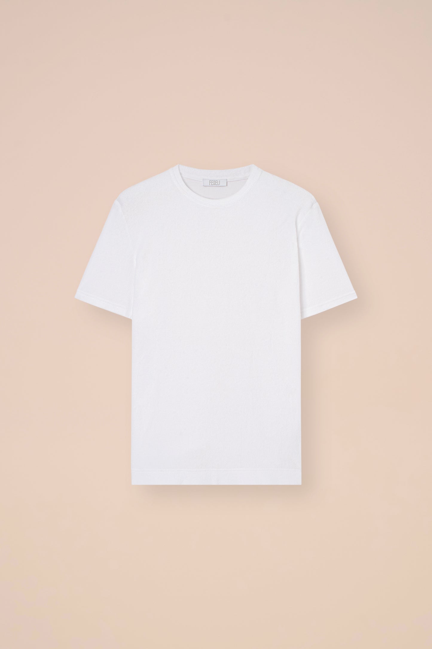 Extreme Short Sleeve Terry Cotton T-Shirt - SKYBLUE