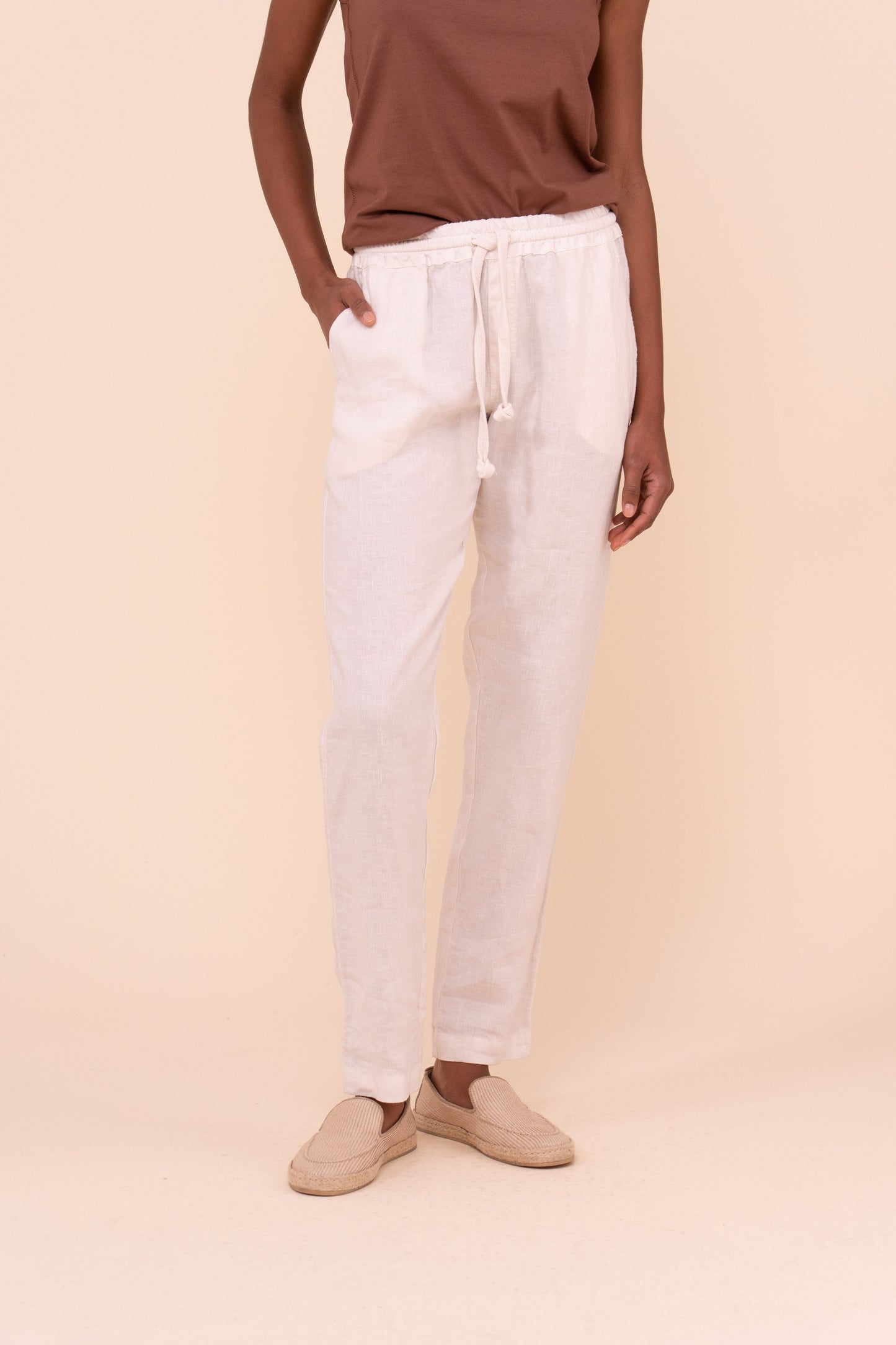 Bonifacio pantaloni in lino - SPANISHBISTRE