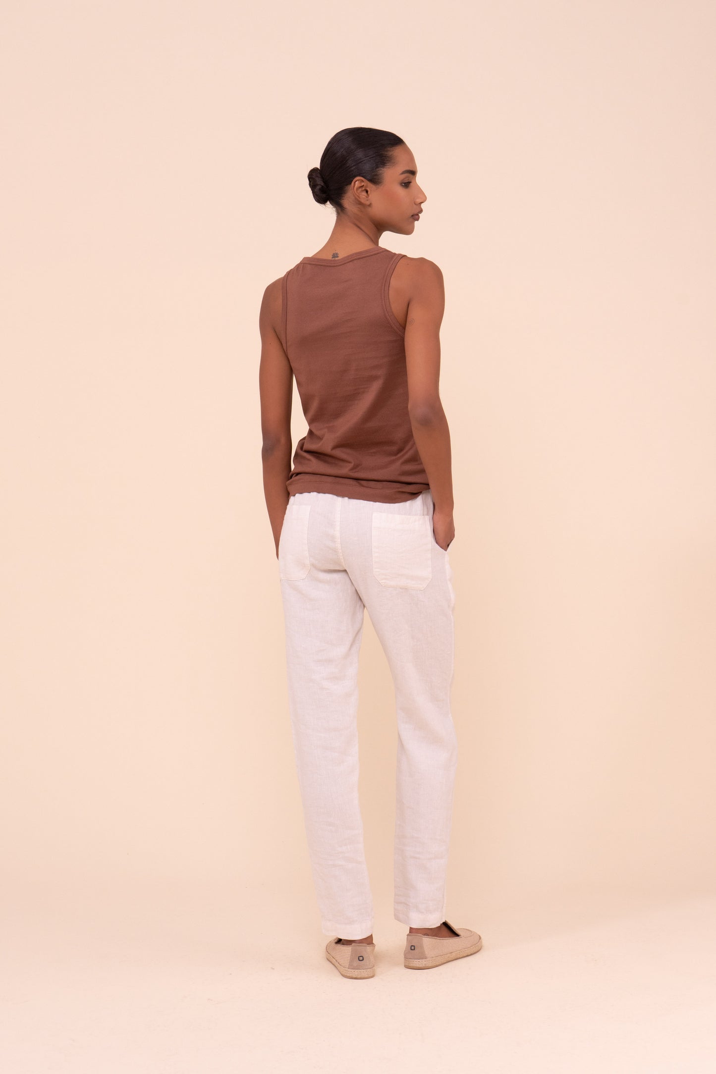 Bonifacio pantaloni in lino - SPANISHBISTRE