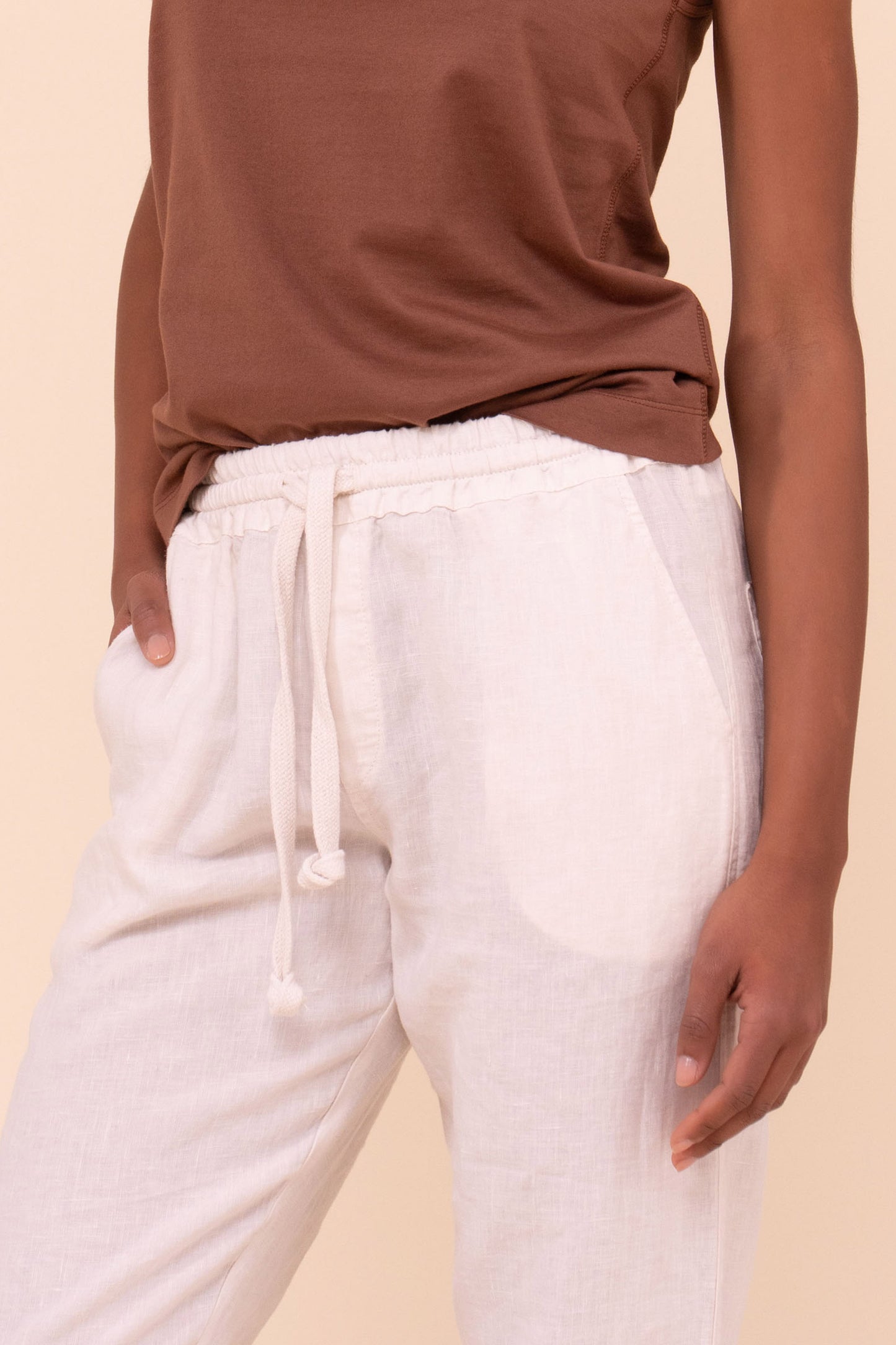 Bonifacio pantaloni in lino - SPANISHBISTRE