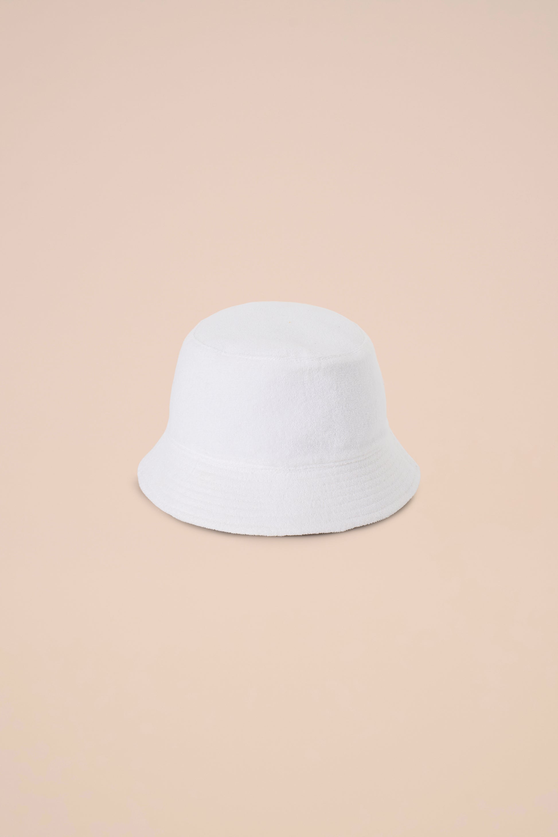 Lar cappello cloche in spugna - WHITE
