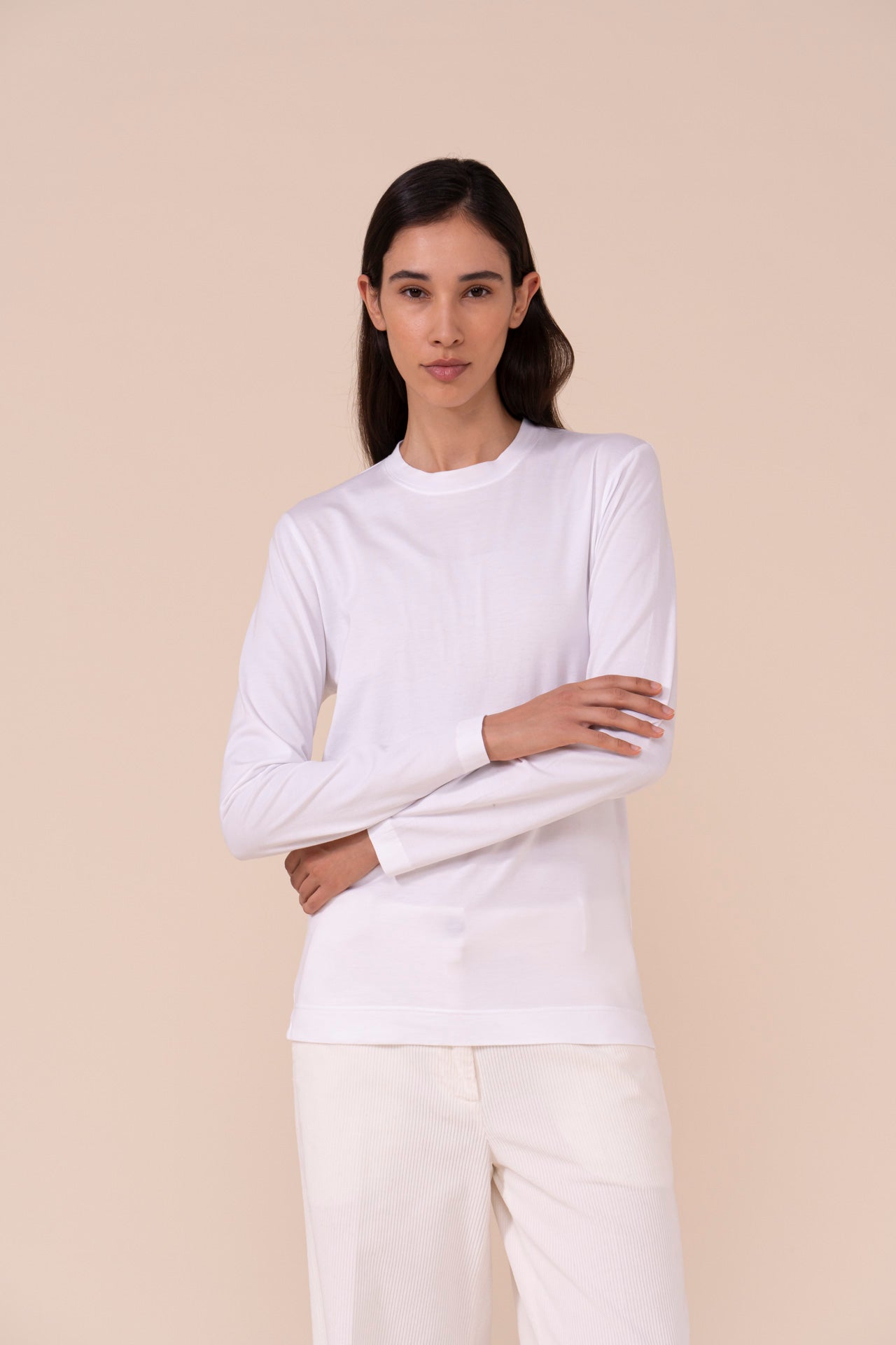Extreme Organic Cotton Long Sleeve T-shirt - WHITE