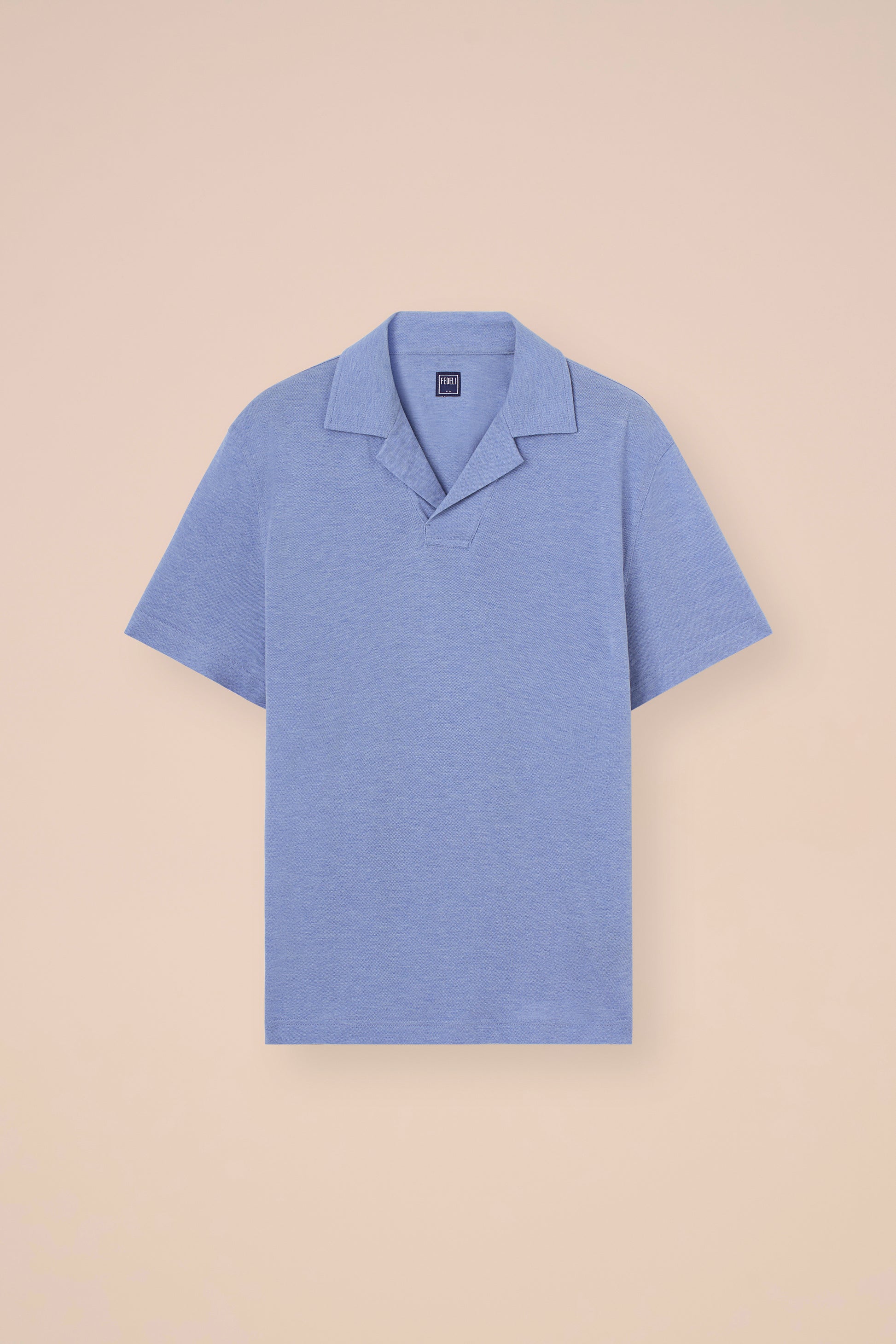 Jolly Superlight Linen and Cotton Piquet Polo Shirt - WAVE