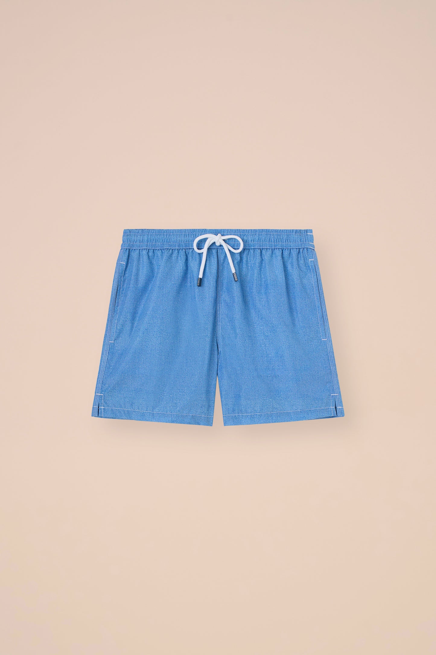 Madeira - The Sustainable Swim Trunks - Mélange Pattern - FLAMINGO