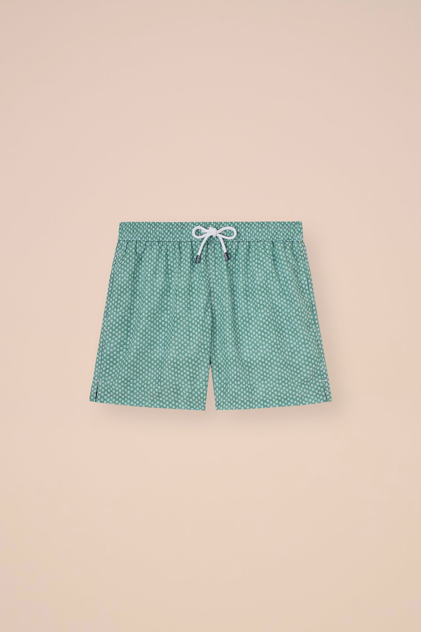 Madeira - The Sustainable Swim Trunks - Tiny Stars Pattern - MEDIUMSEAGREEN