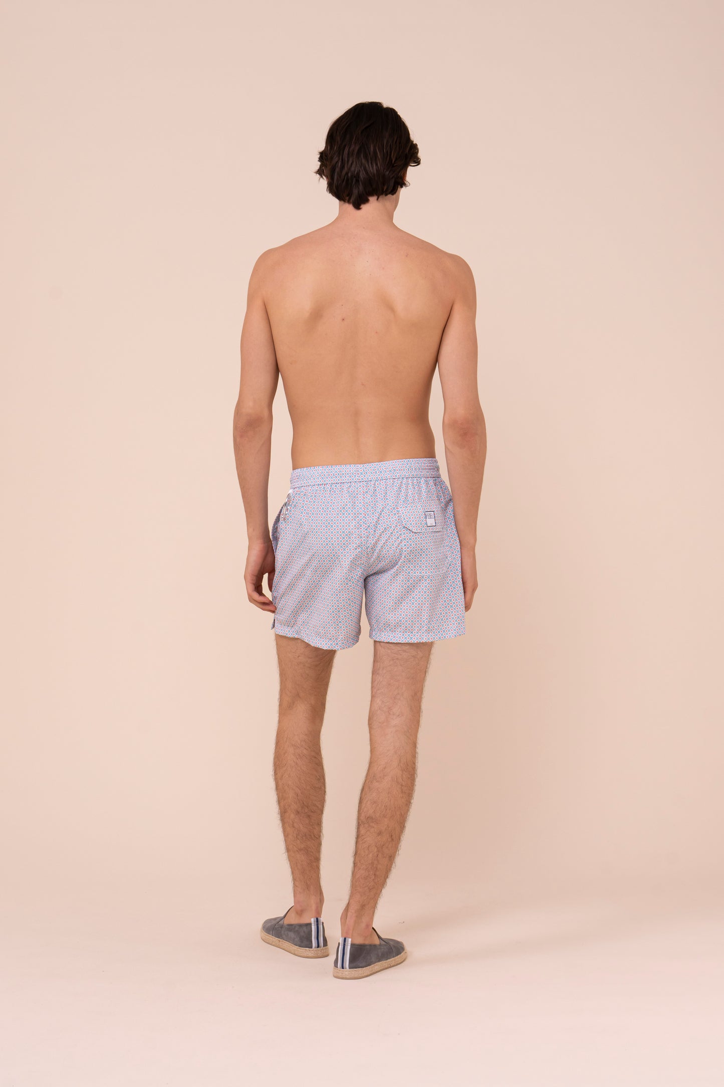 Madeira - The Sustainable Swim Trunks - Diamond Pattern - PACIFICBLUE