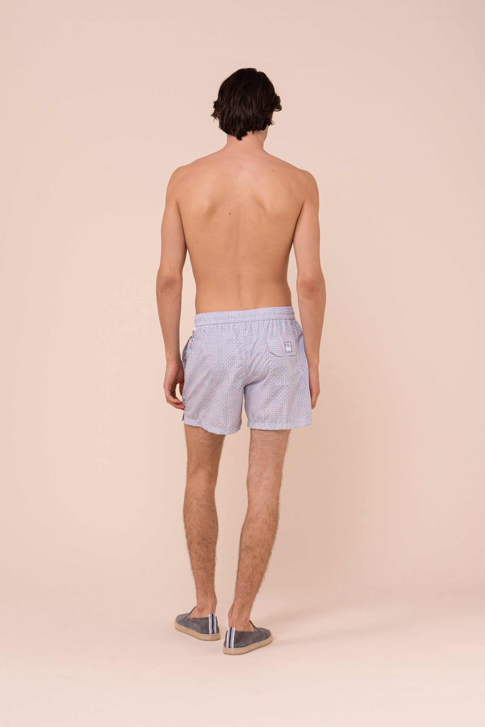 Madeira - The Sustainable Swim Trunks - Diamond Pattern - PACIFICBLUE