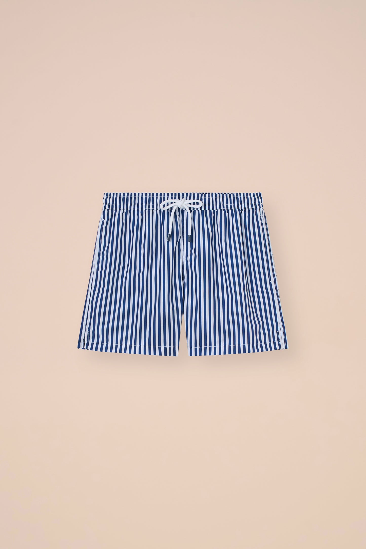 Madeira - The Sustainable Swim Trunks - Stripe Pattern - CORAL