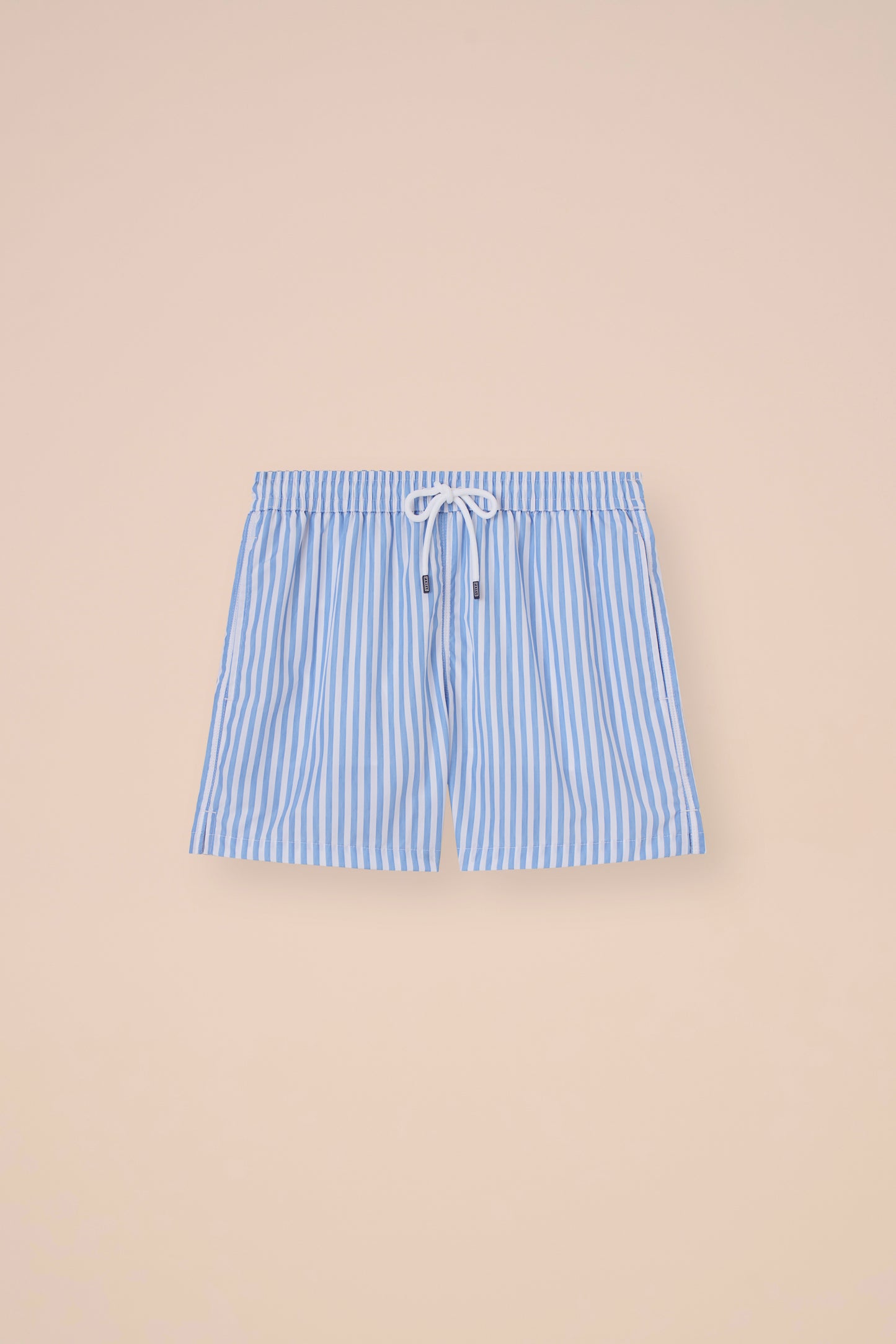 Madeira - The Sustainable Swim Trunks - Stripe Pattern - CORAL