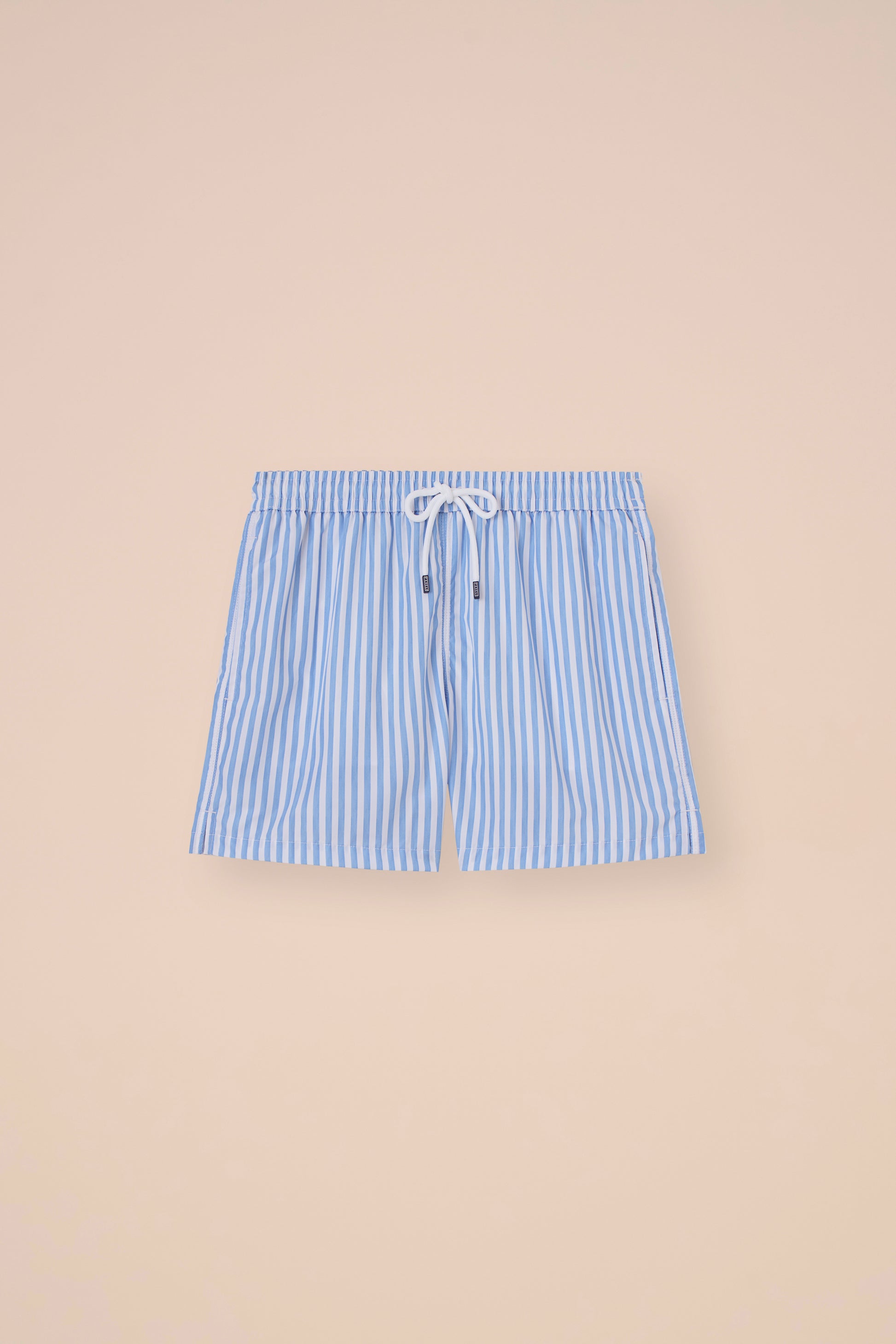 Madeira - The Sustainable Swim Trunks - Stripe Pattern - CORAL