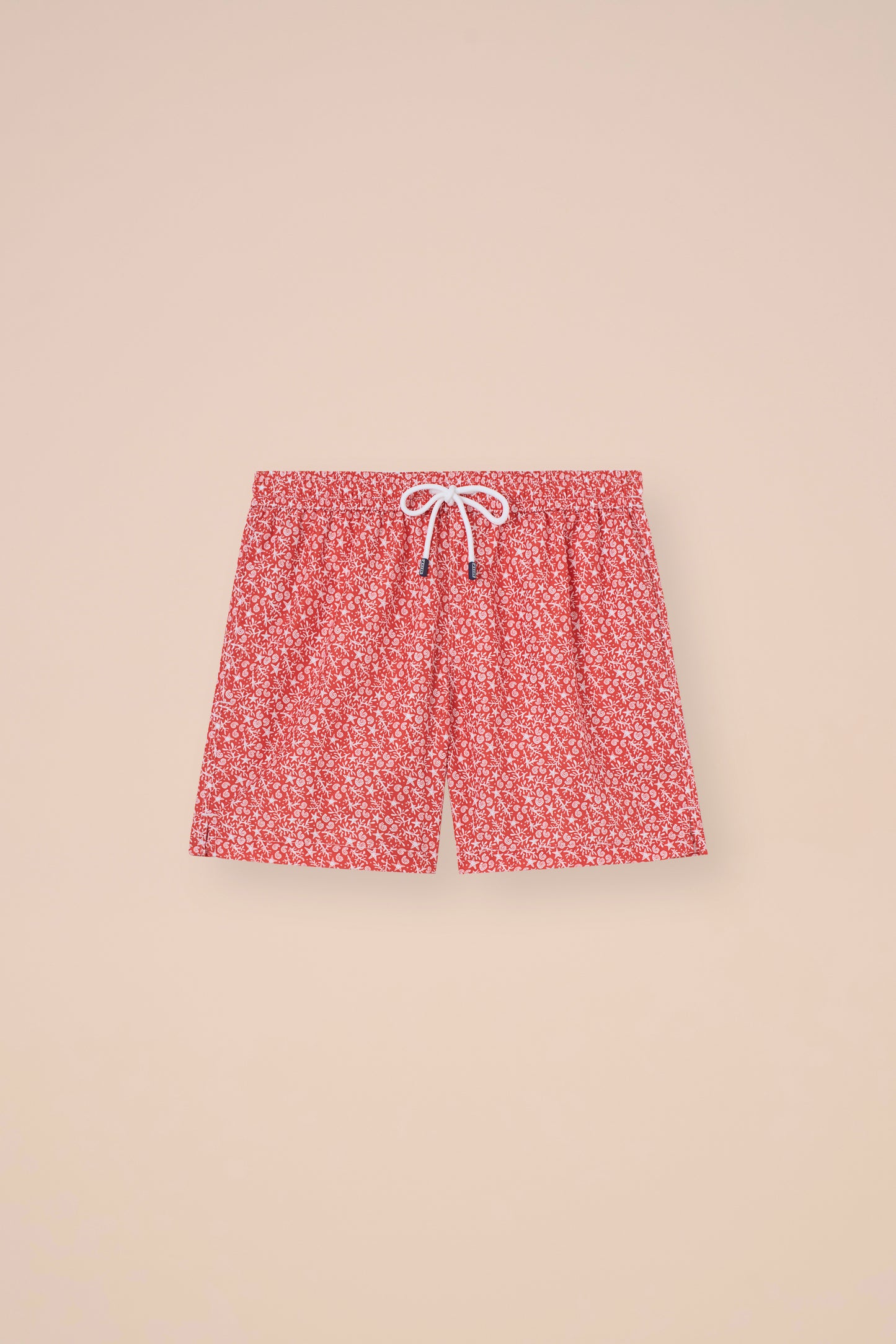 Madeira - The Sustainable Swim Trunks - Sealife Pattern - RED