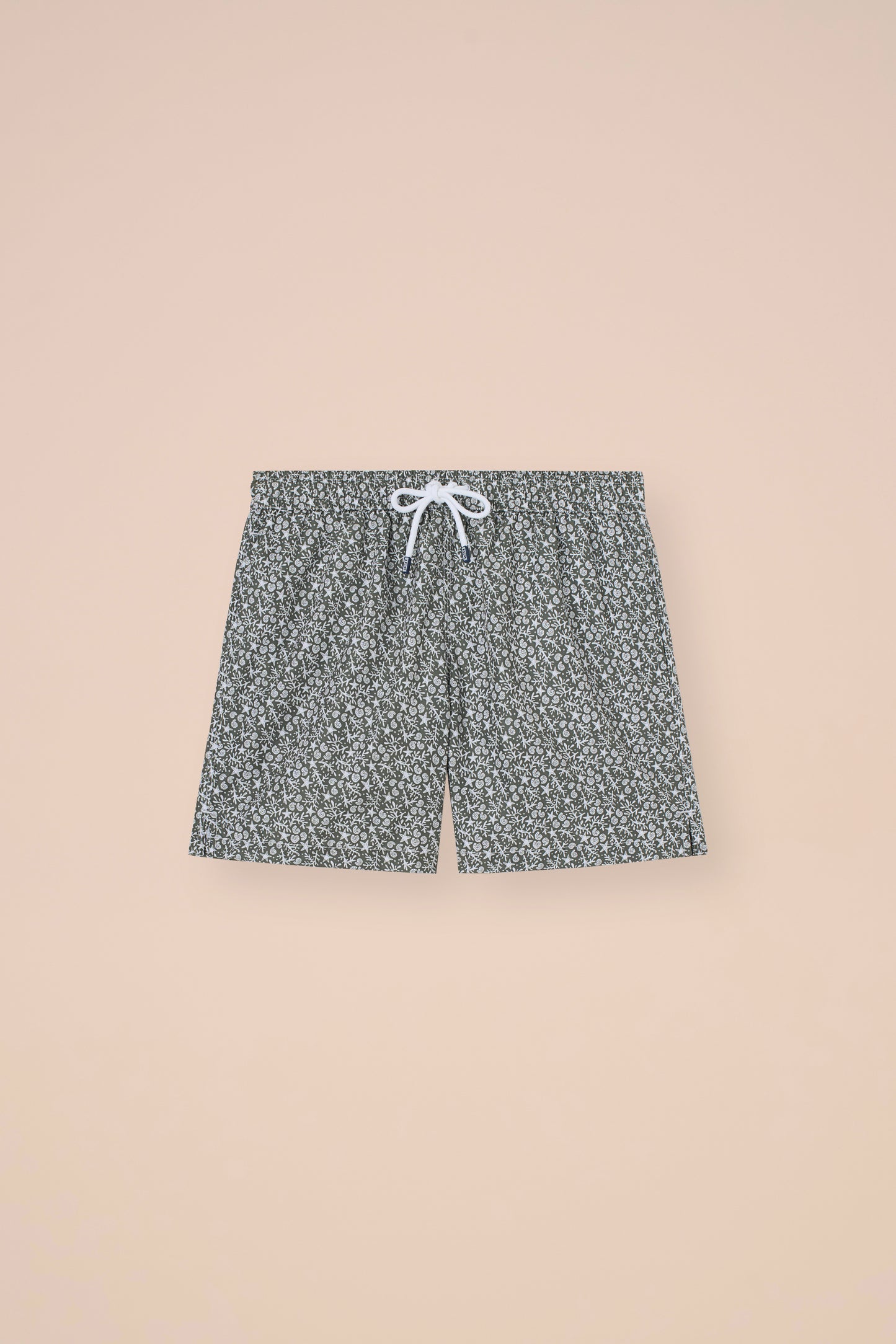 Madeira - The Sustainable Swim Trunks - Sealife Pattern - RED