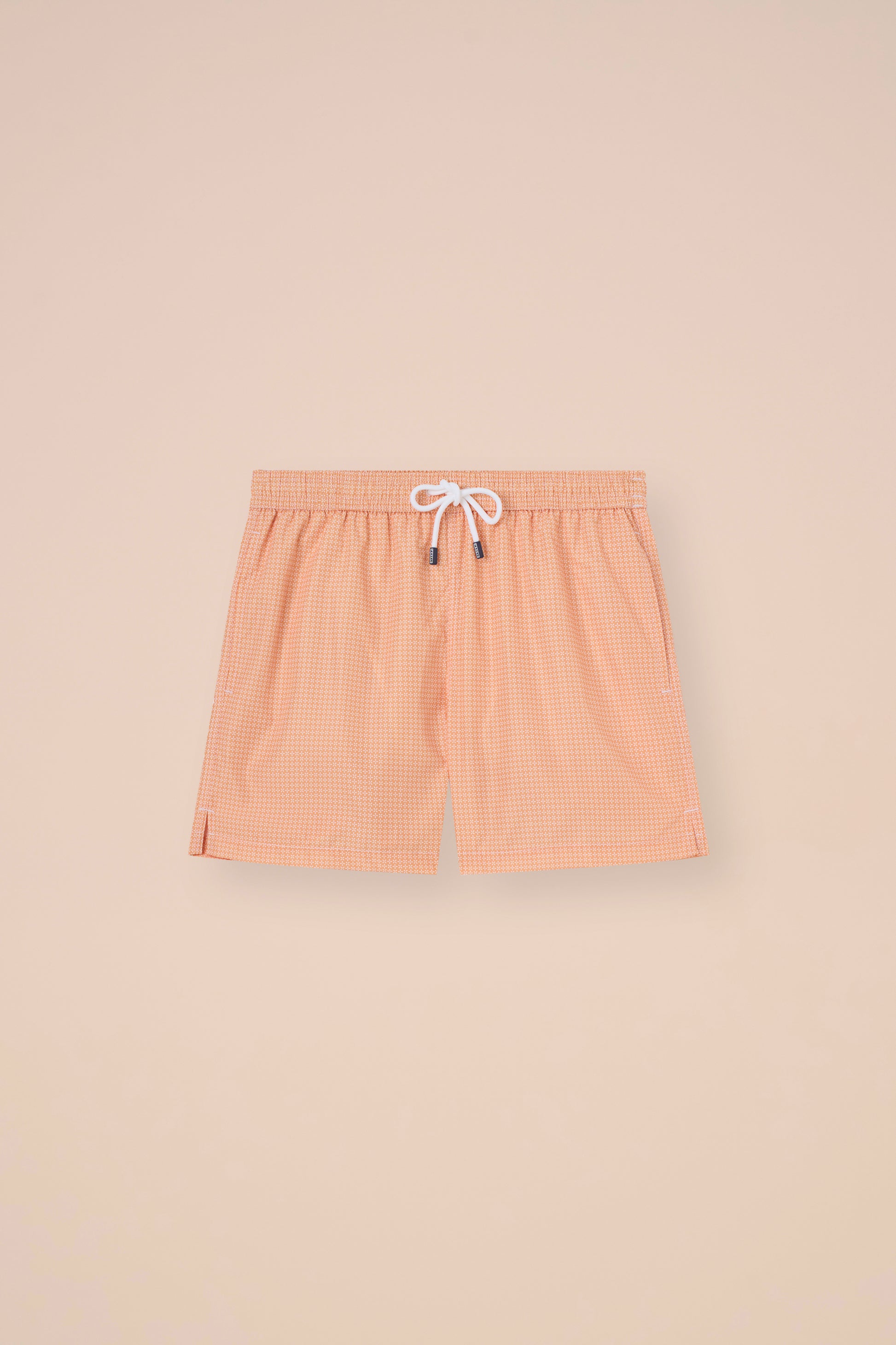 Madeira - The Sustainable Swim Trunks - Geometric Flowers Pattern - CADETBLUE