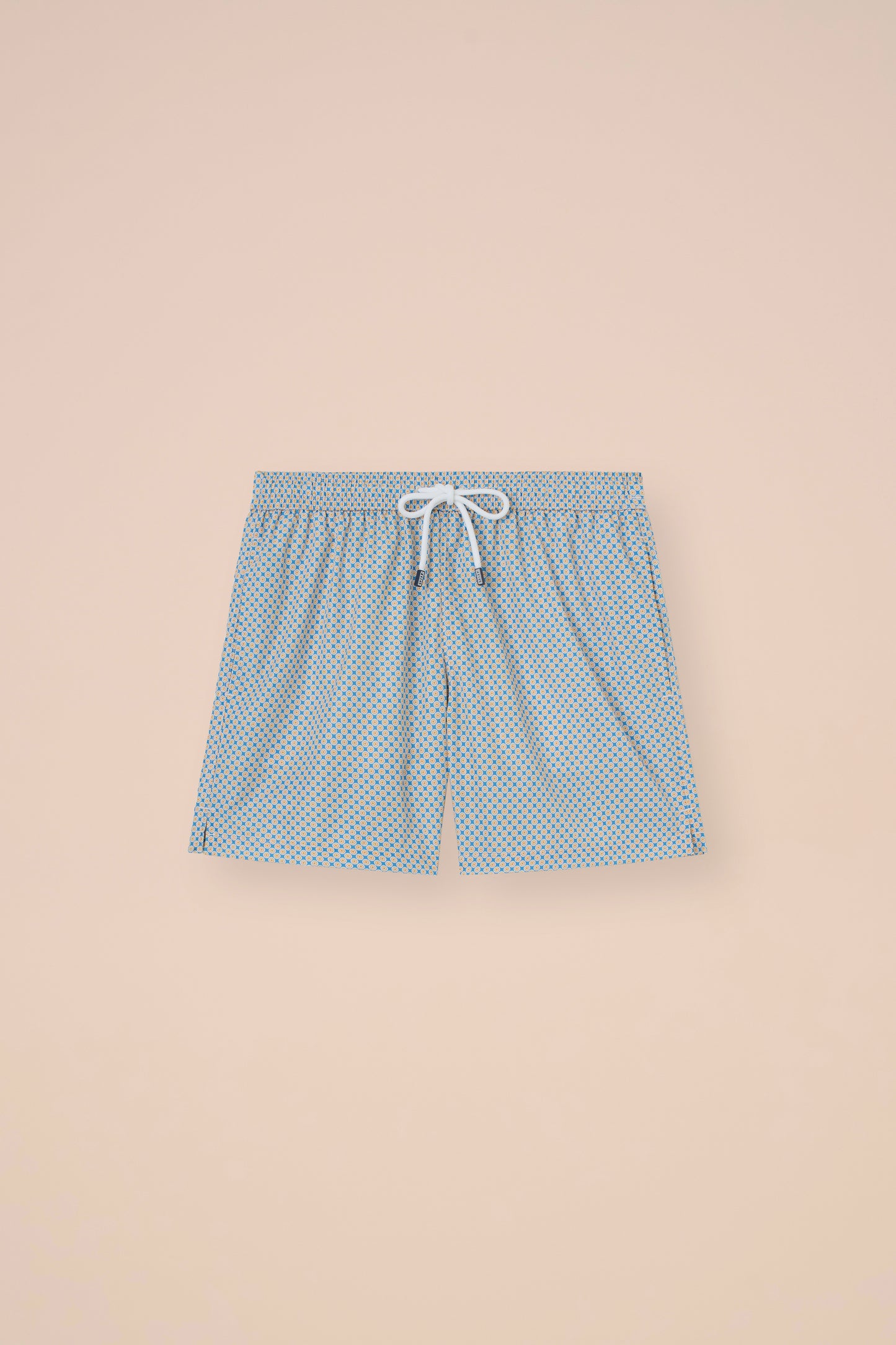 Madeira - The Sustainable Swim Trunks - Geometric Pattern - MERLOT