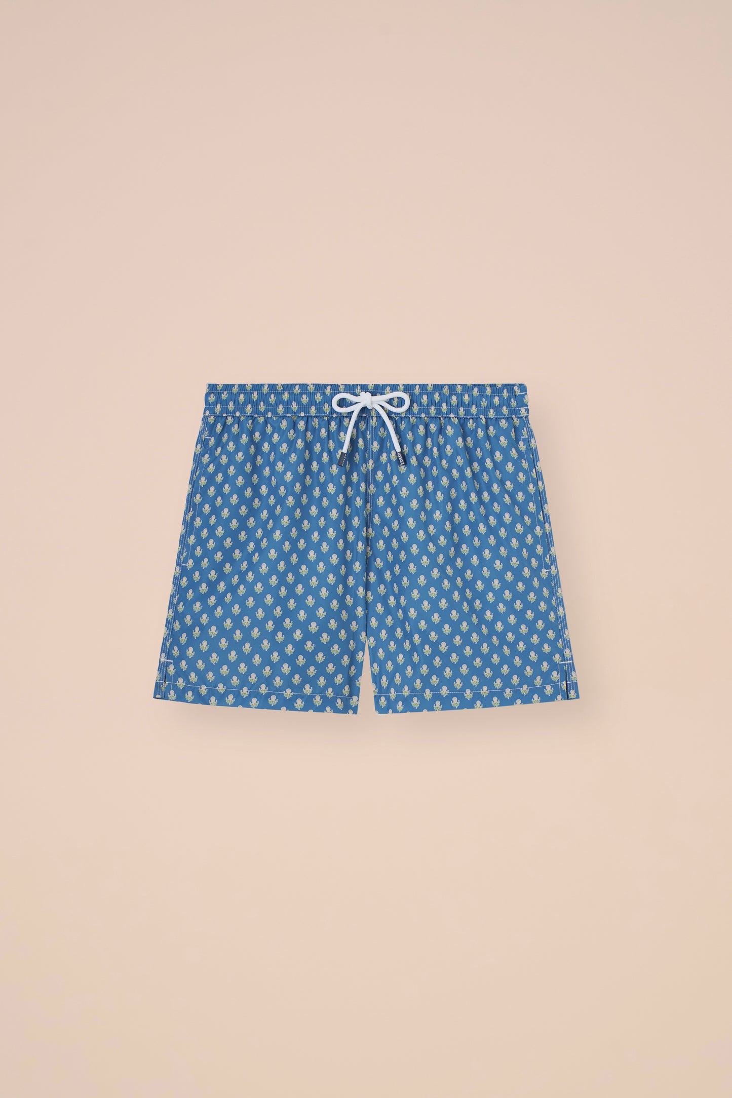 Madeira - The Sustainable Swim Trunks - Octopus Pattern - DARKPACIFICBLUE
