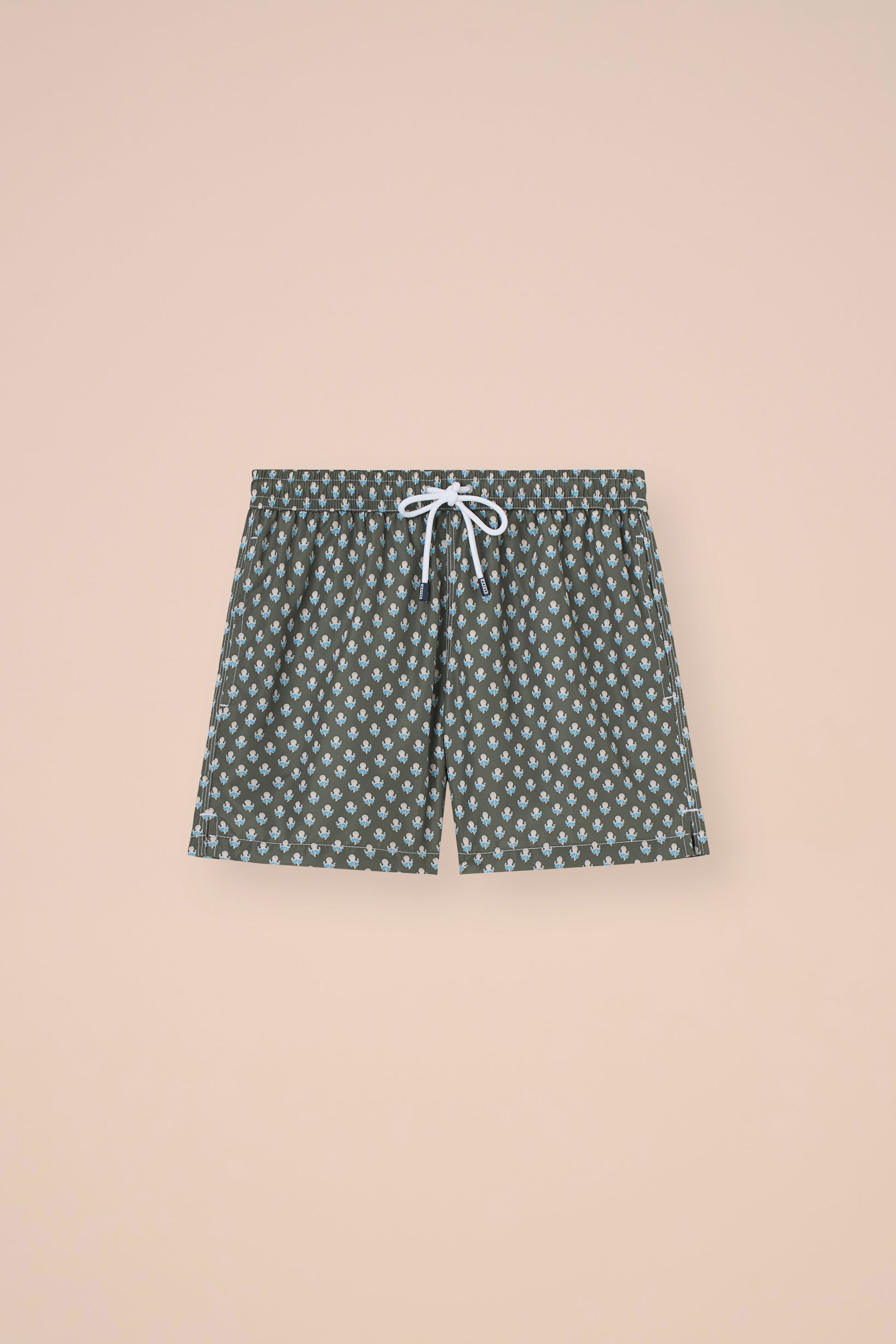 Madeira - The Sustainable Swim Trunks - Octopus Pattern - DARKPACIFICBLUE