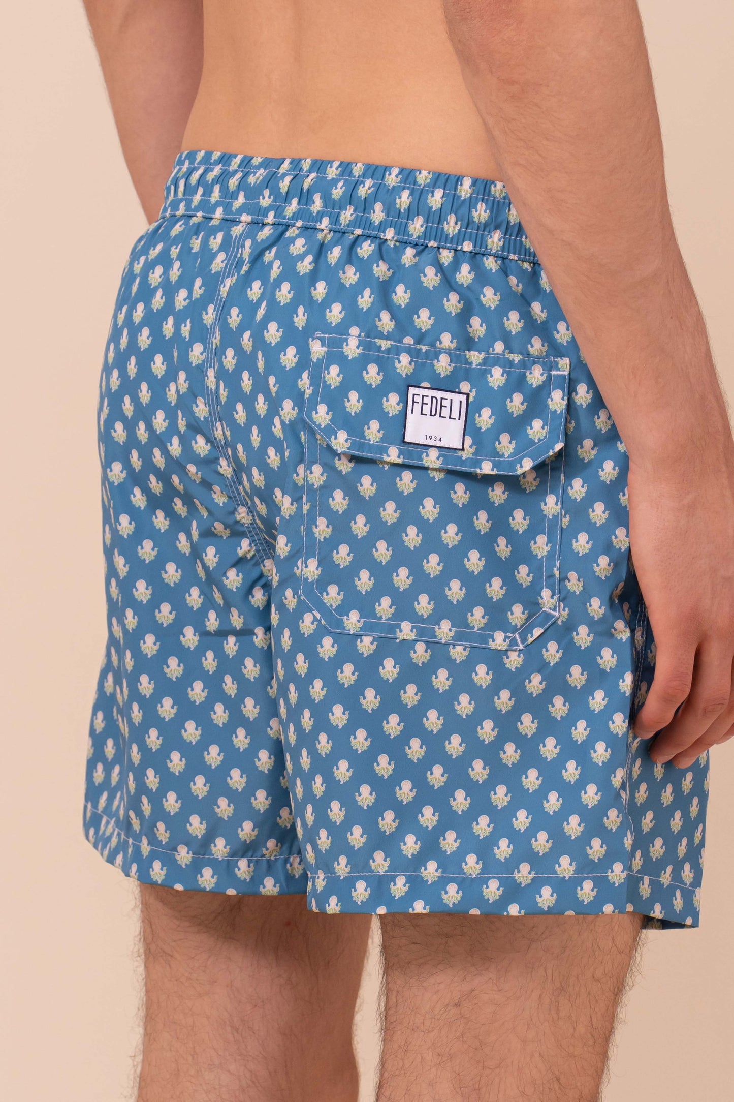 Madeira - Il costume da bagno sostenibile - Fantasia polipi - DARKPACIFICBLUE