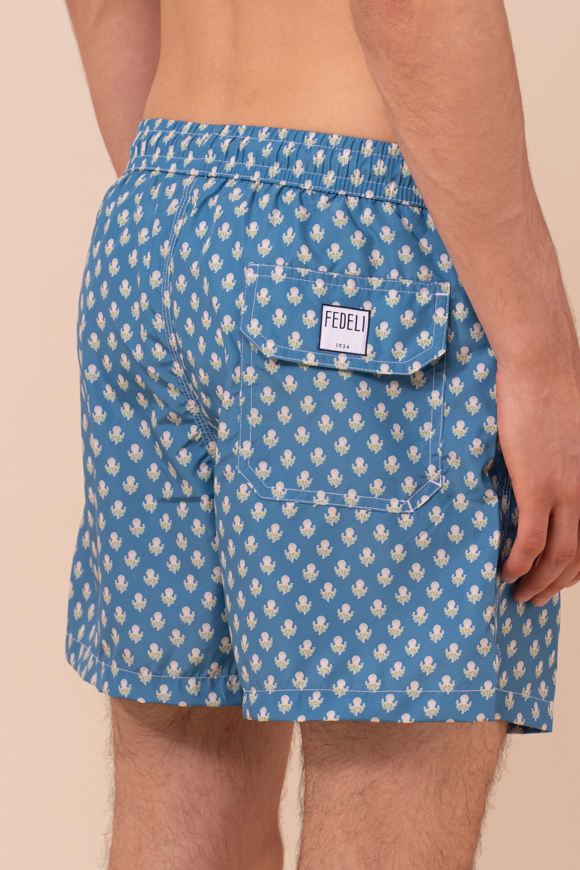 Madeira - Il costume da bagno sostenibile - Fantasia polipi - DARKPACIFICBLUE