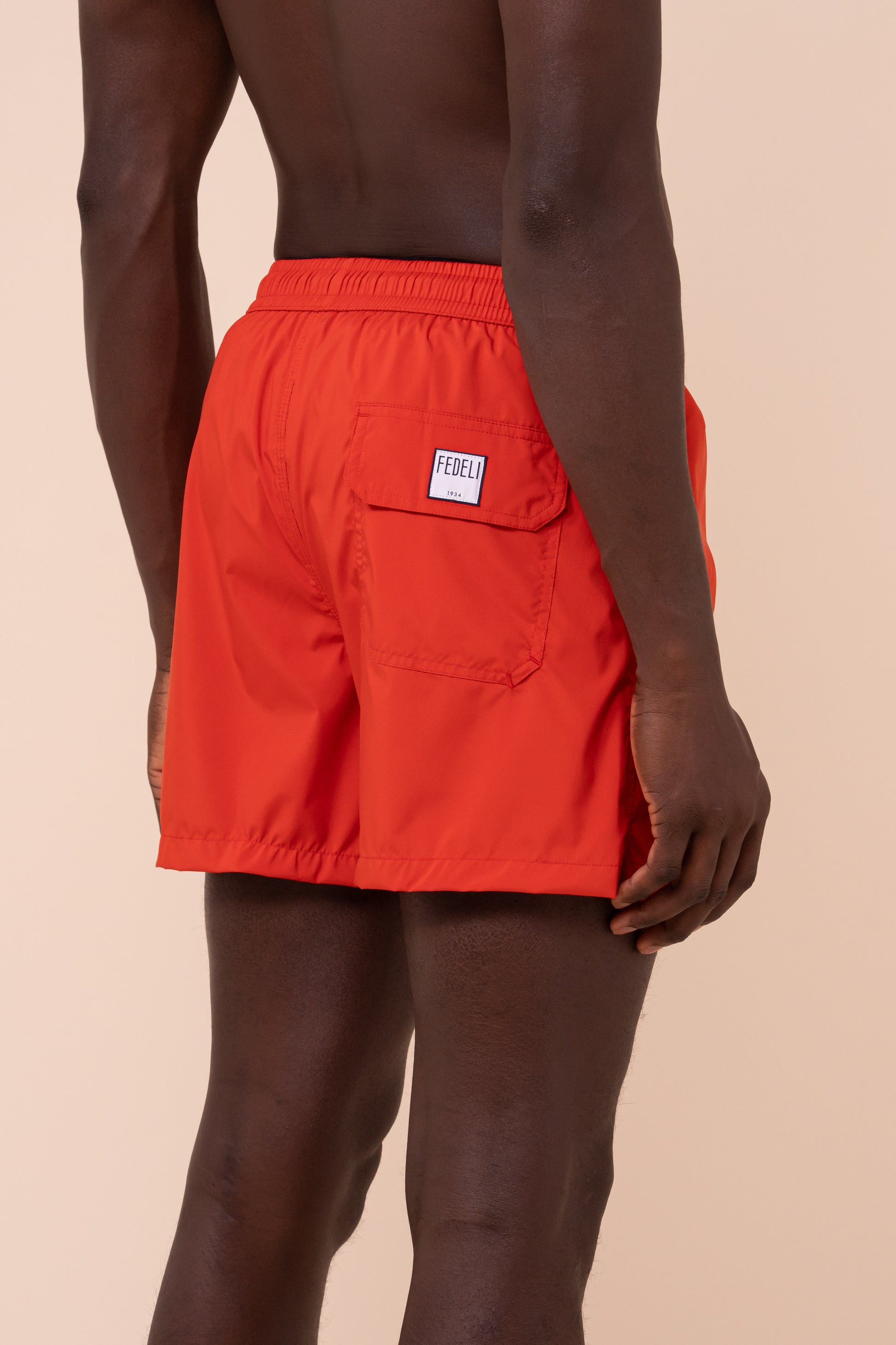 Madeira - The Iconic Swim Trunks - Solid Colors - RED