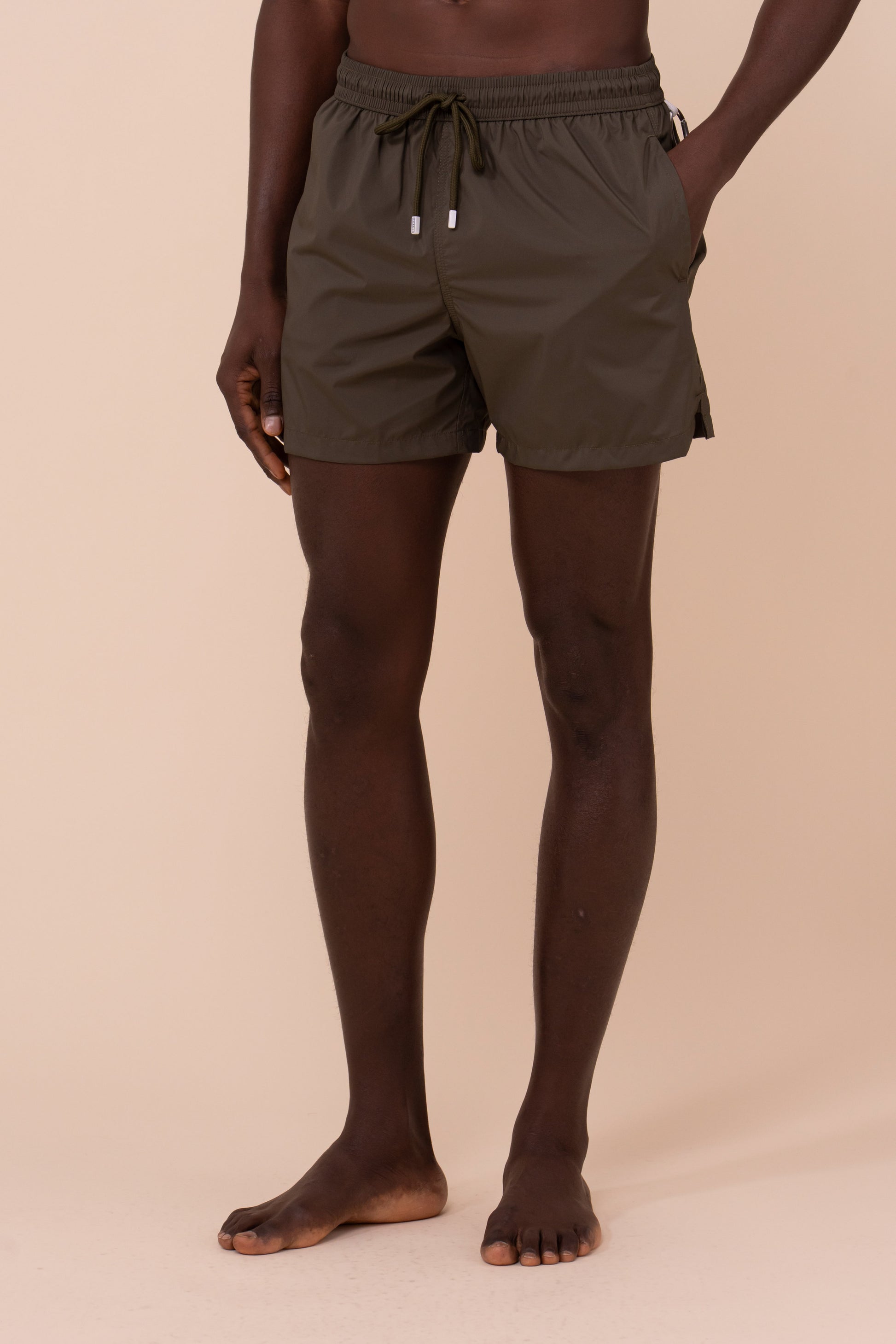 Madeira - The Iconic Swim Trunks - Solid Iconic Colors - DARKOLIVEGREEN