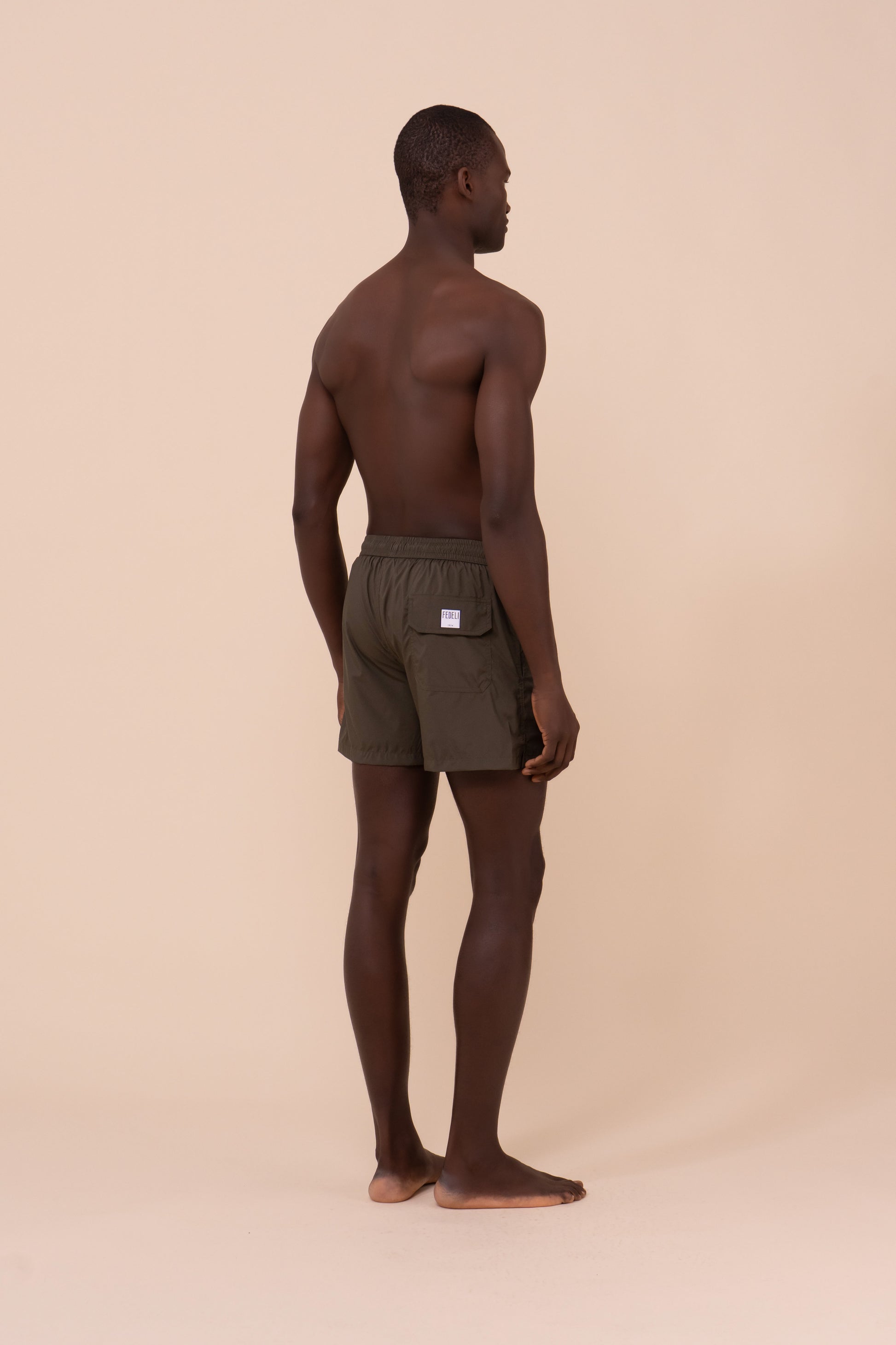 Madeira - The Iconic Swim Trunks - Solid Iconic Colors - DARKOLIVEGREEN