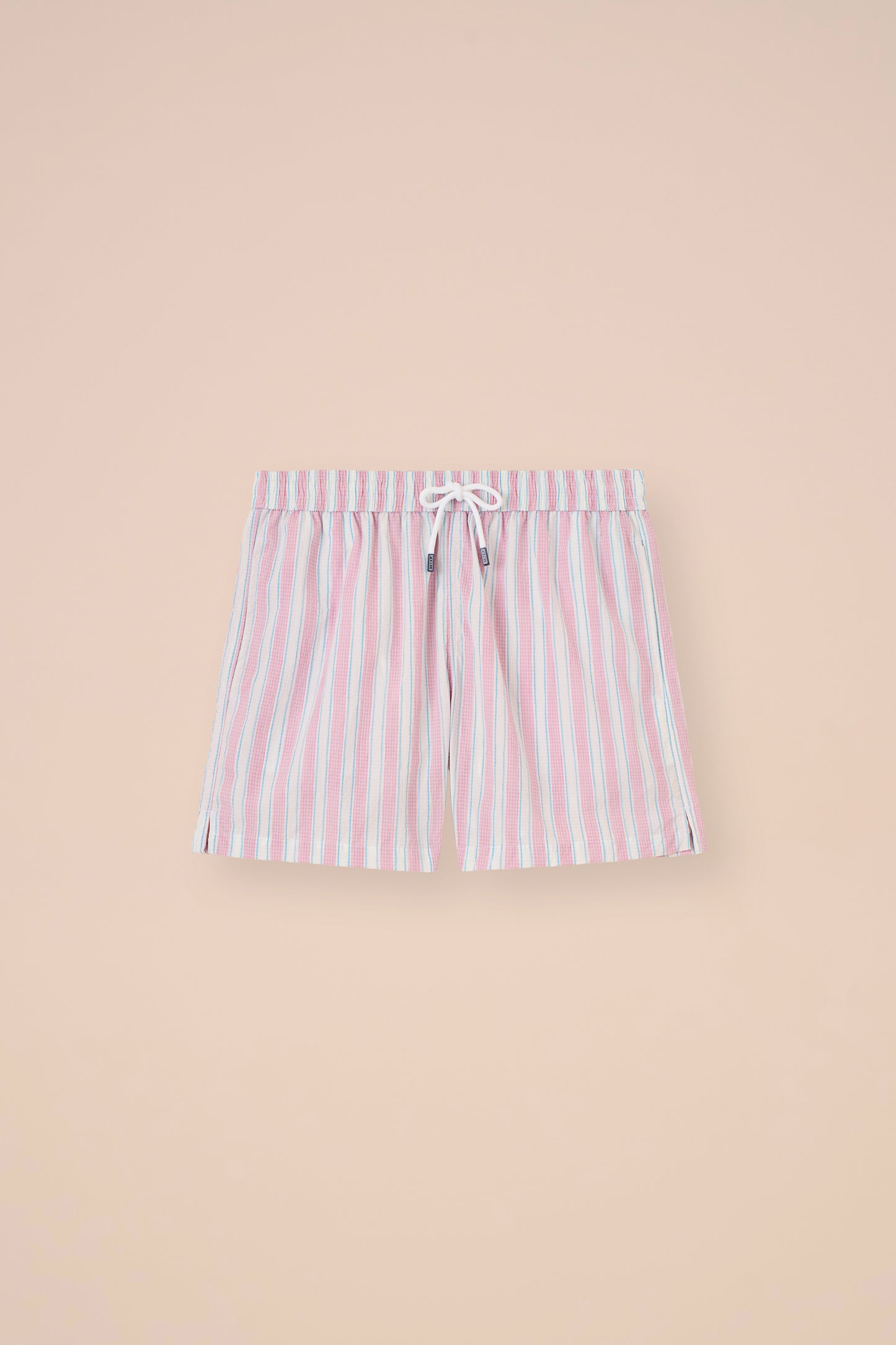 Madeira - The Sakar Swim Trunk - Striped Pattern - DENIM