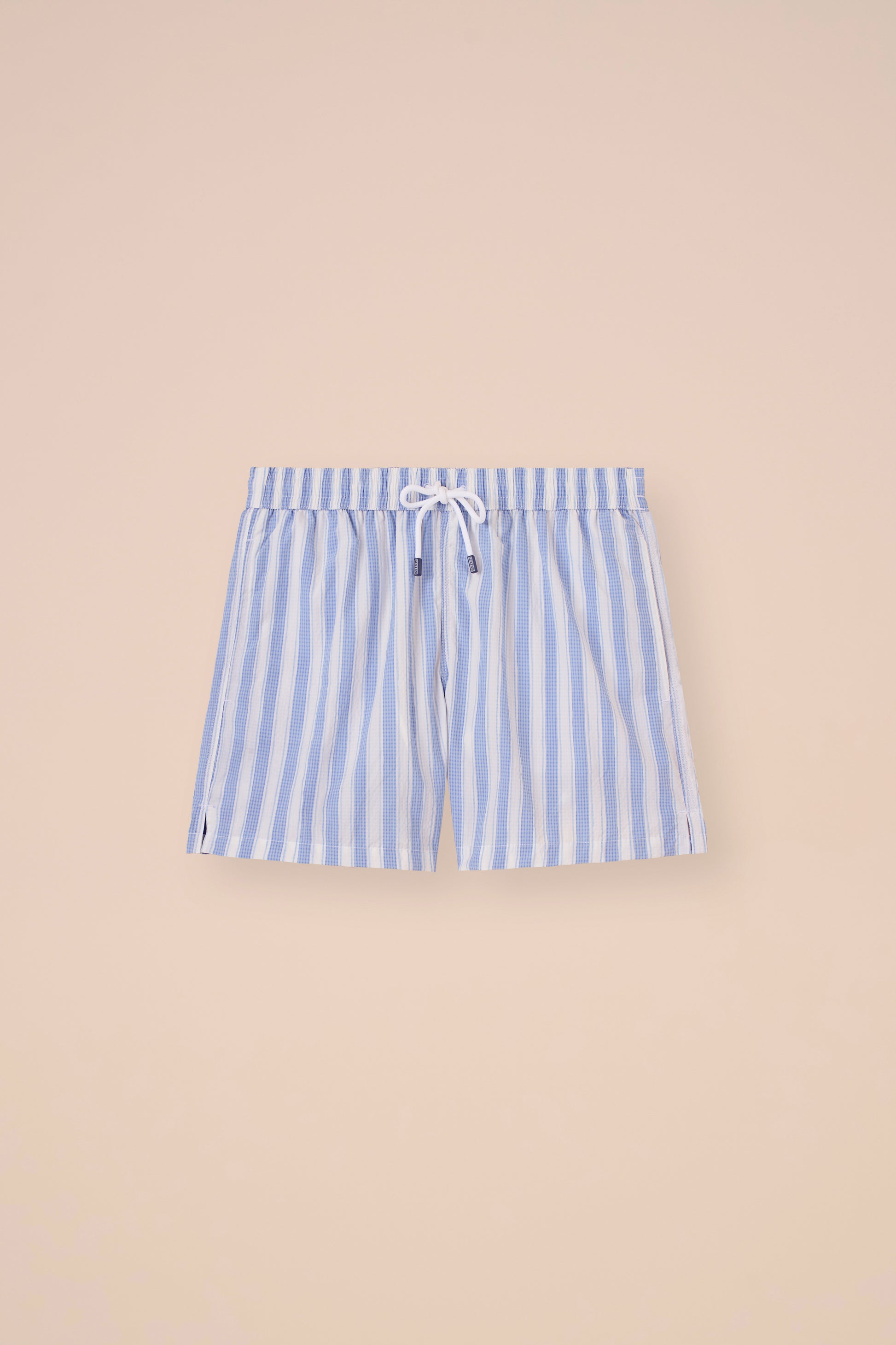 Madeira - The Sakar Swim Trunk - Striped Pattern - DENIM