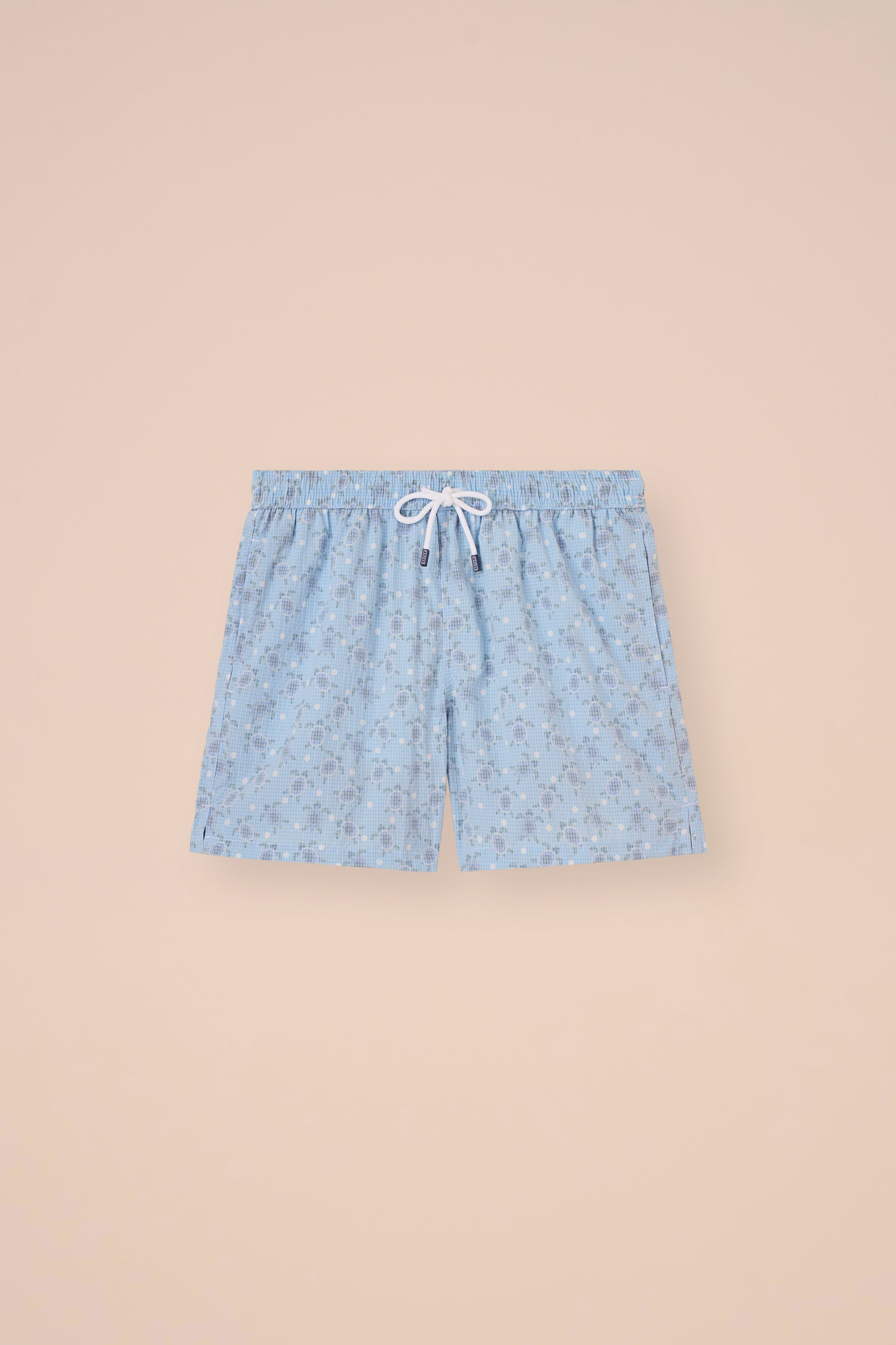 Madeira - The Sakar Swim Trunk - Turtles Pattern - DEEPSKYBLUE