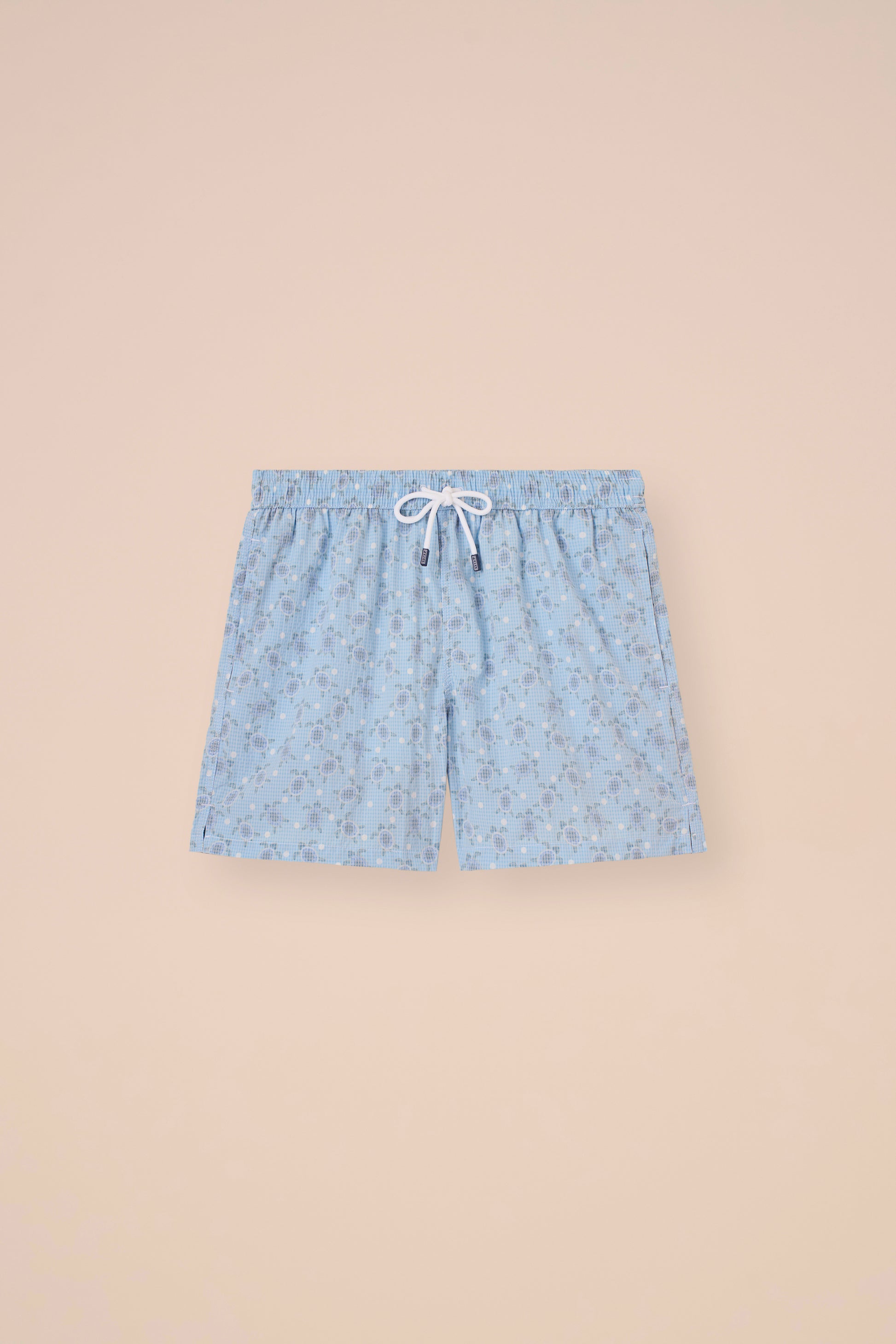 Madeira - The Sakar Swim Trunk - Turtles Pattern - DEEPSKYBLUE