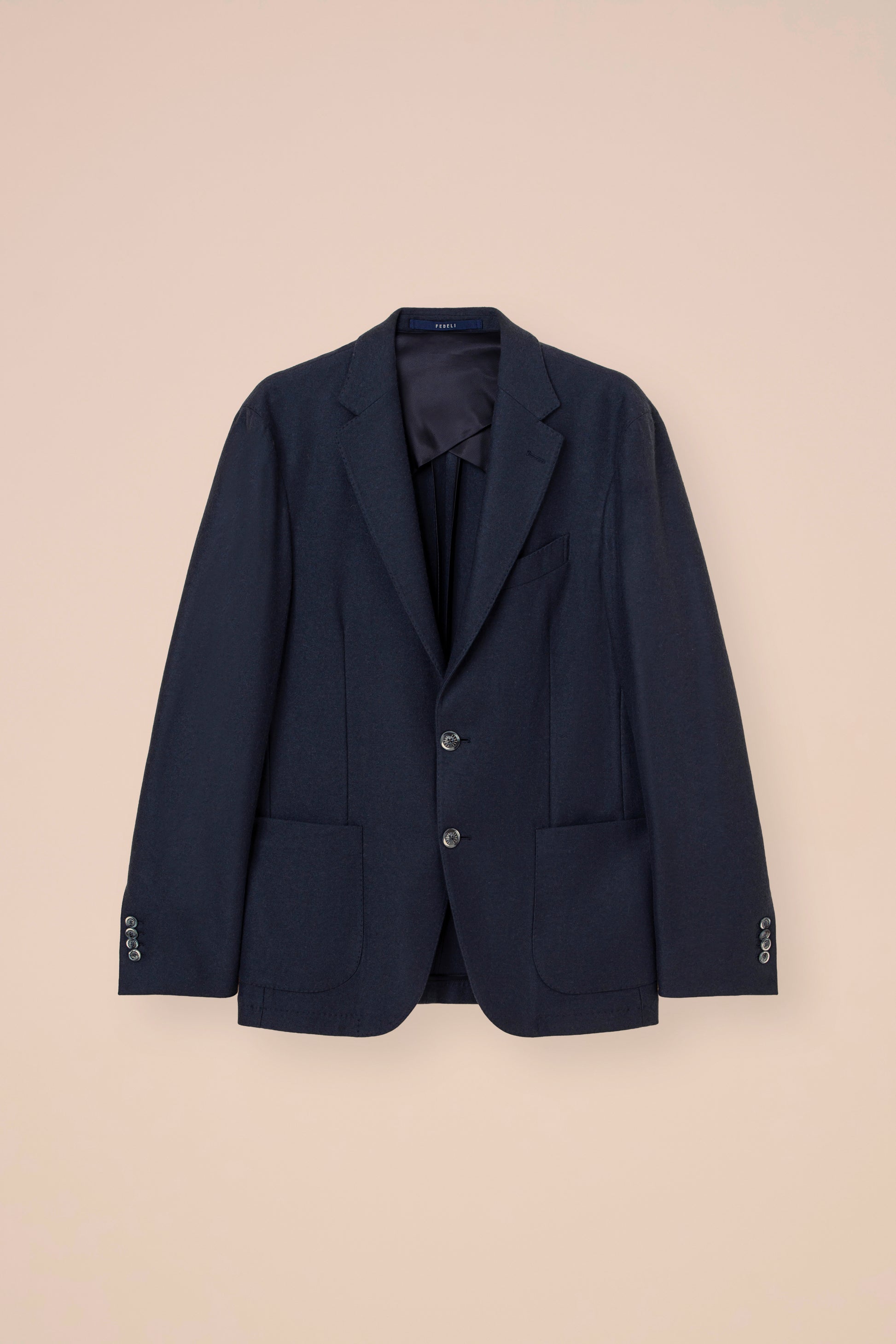 Taylor giacca monopetto in cashmere flanel - STORM