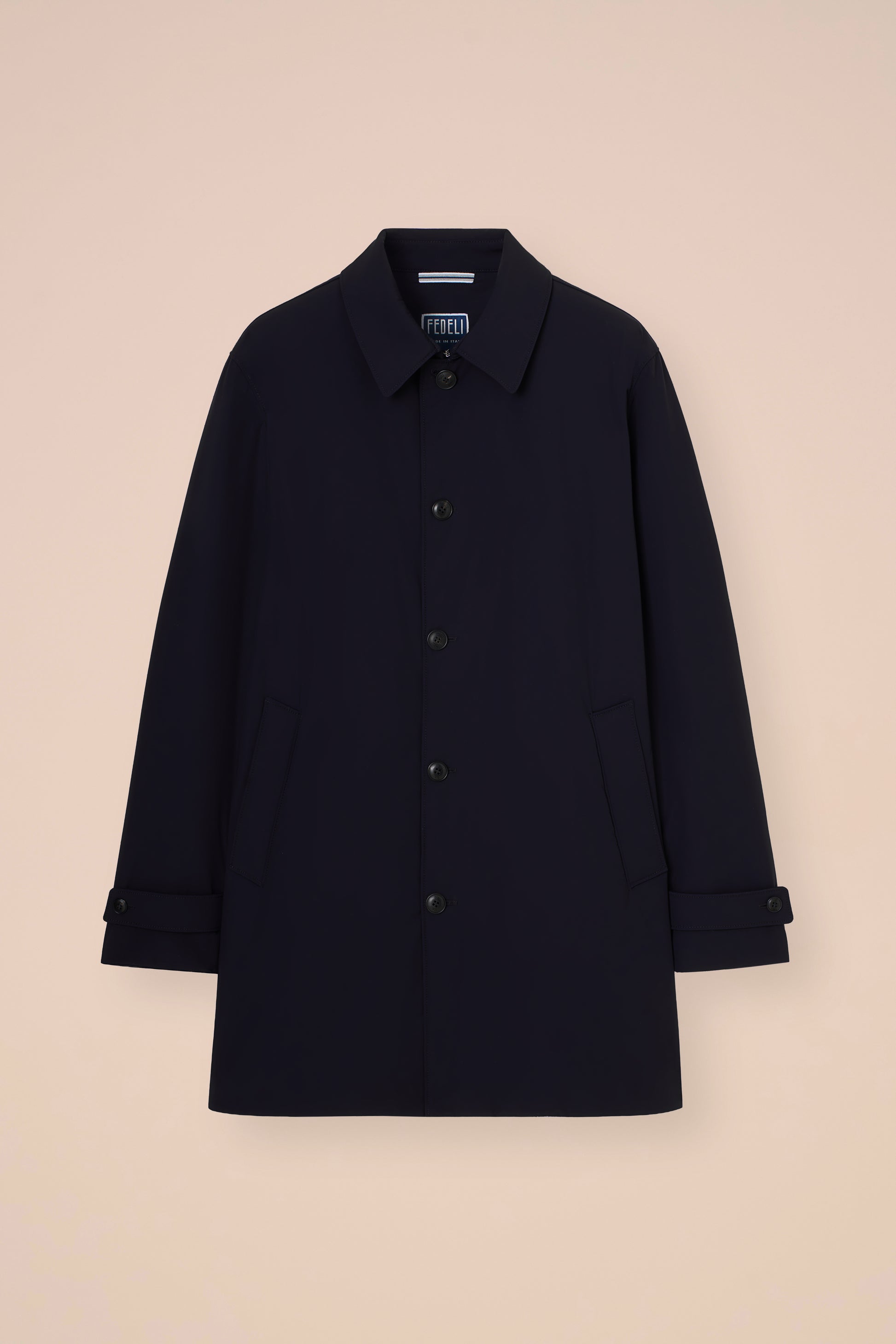 Rain impermeabile in nylon bi-stretch - MIDNIGHTBLUE