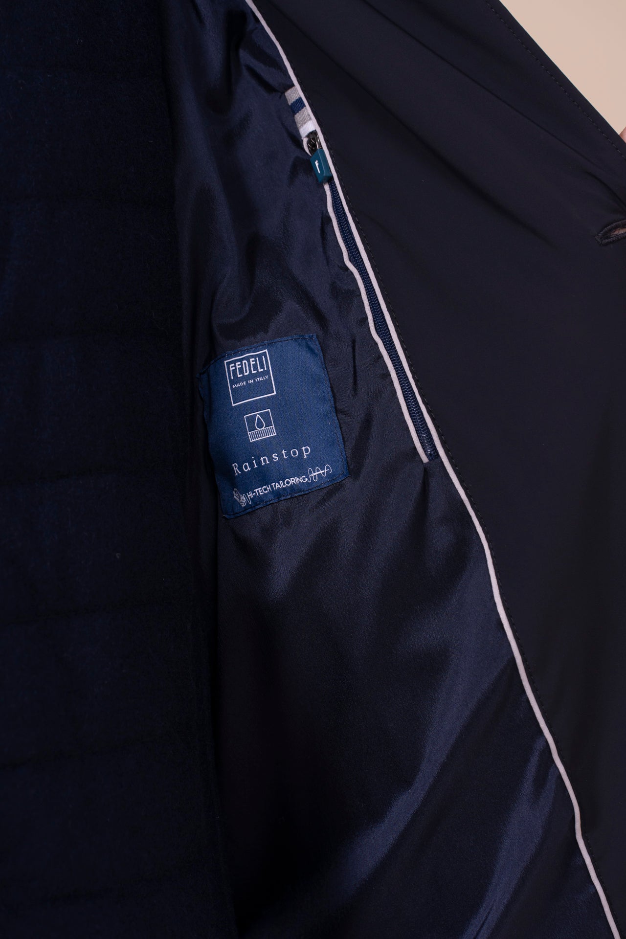 Rain Nylon Bi-Stretch Coat - MIDNIGHTBLUE