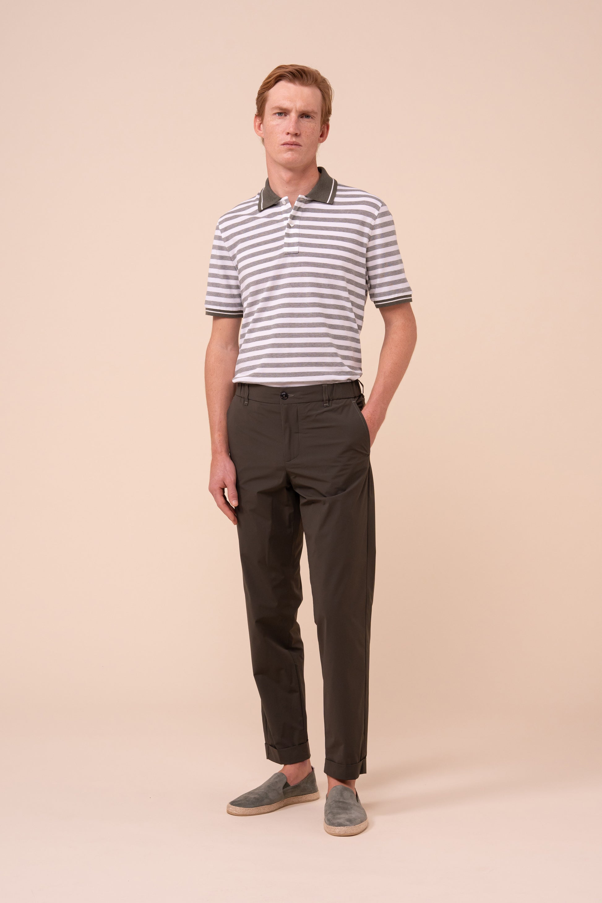 Nylon Bi-stretch Techno Pants - DARKFOREST