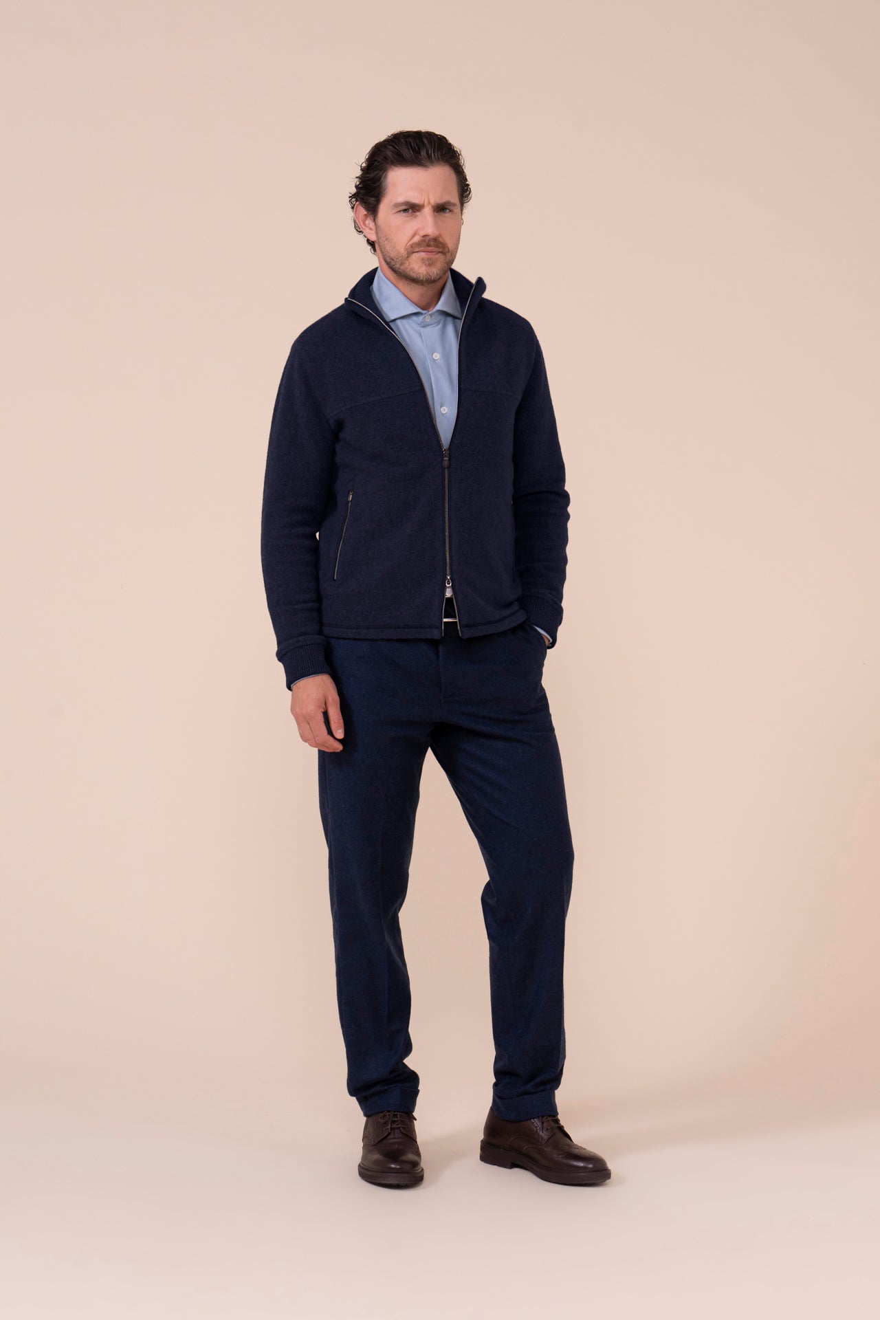 Par Cashmere Velour Jacket - STORM