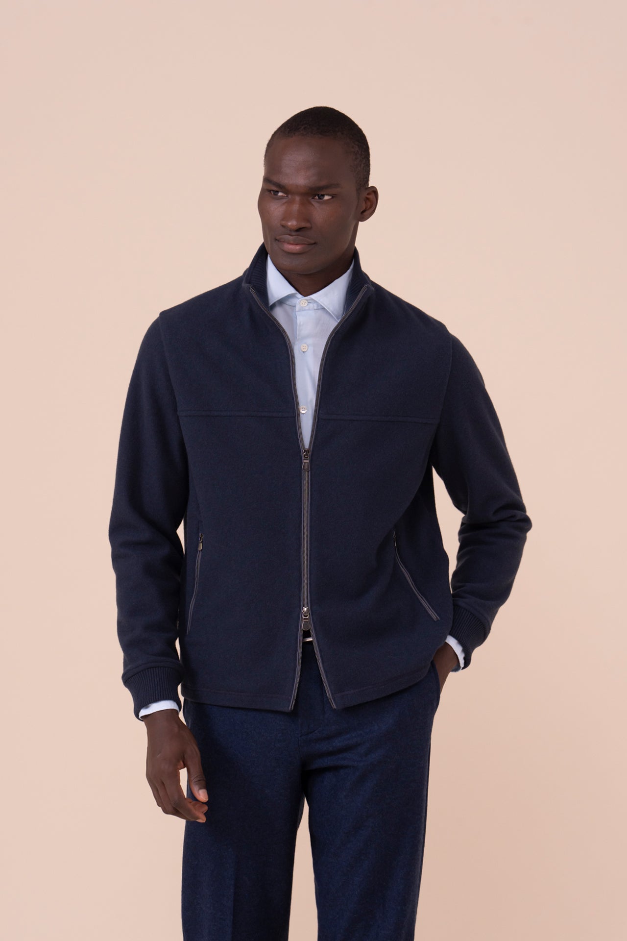 Par Cashmere Velour Jacket - STORM