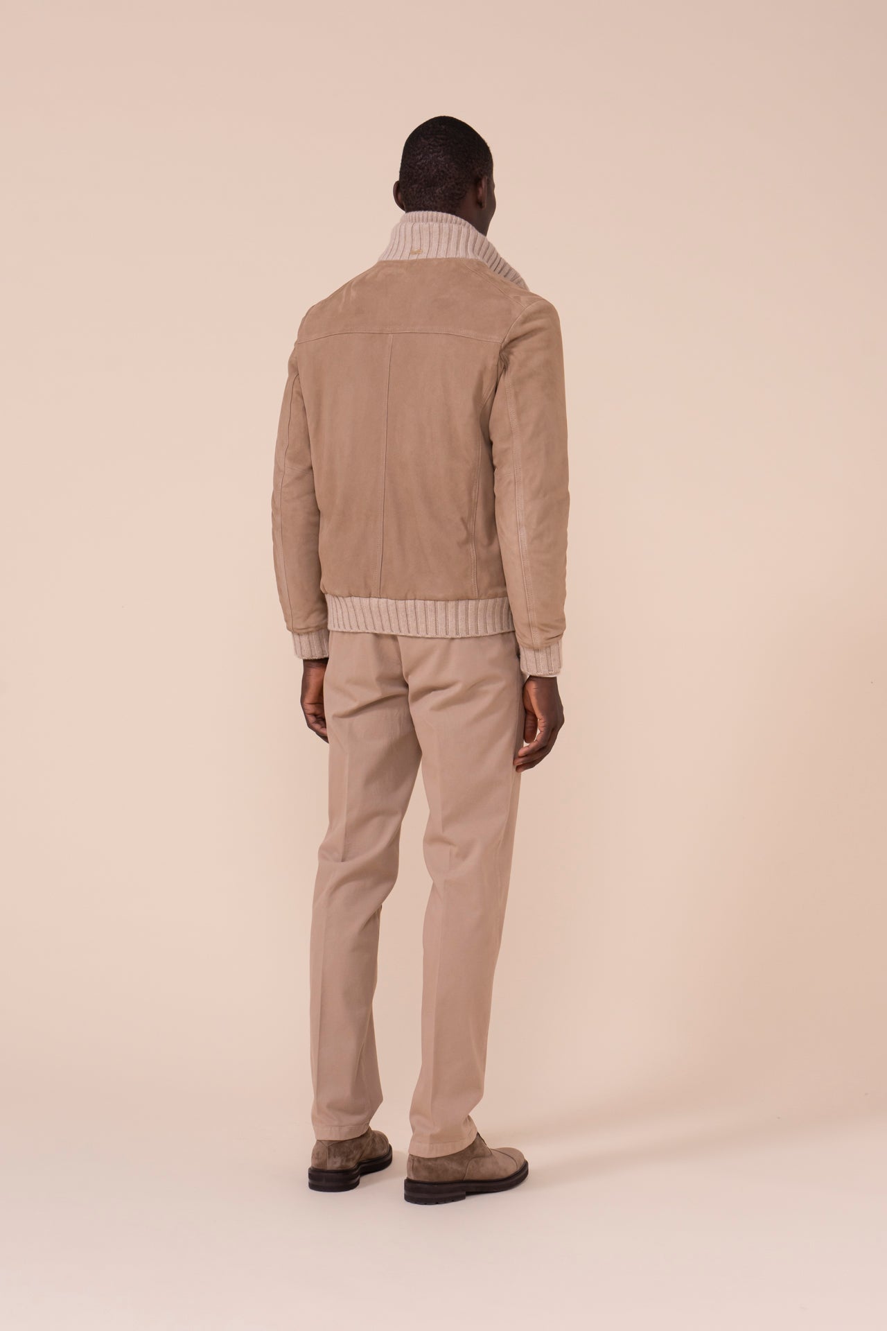 Verbier Suede Cashmere Padded Bomber - DUNES