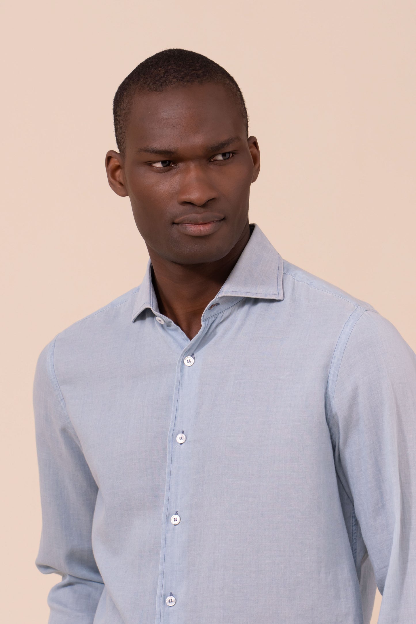 Sean camicia in denim leggero - WAVE