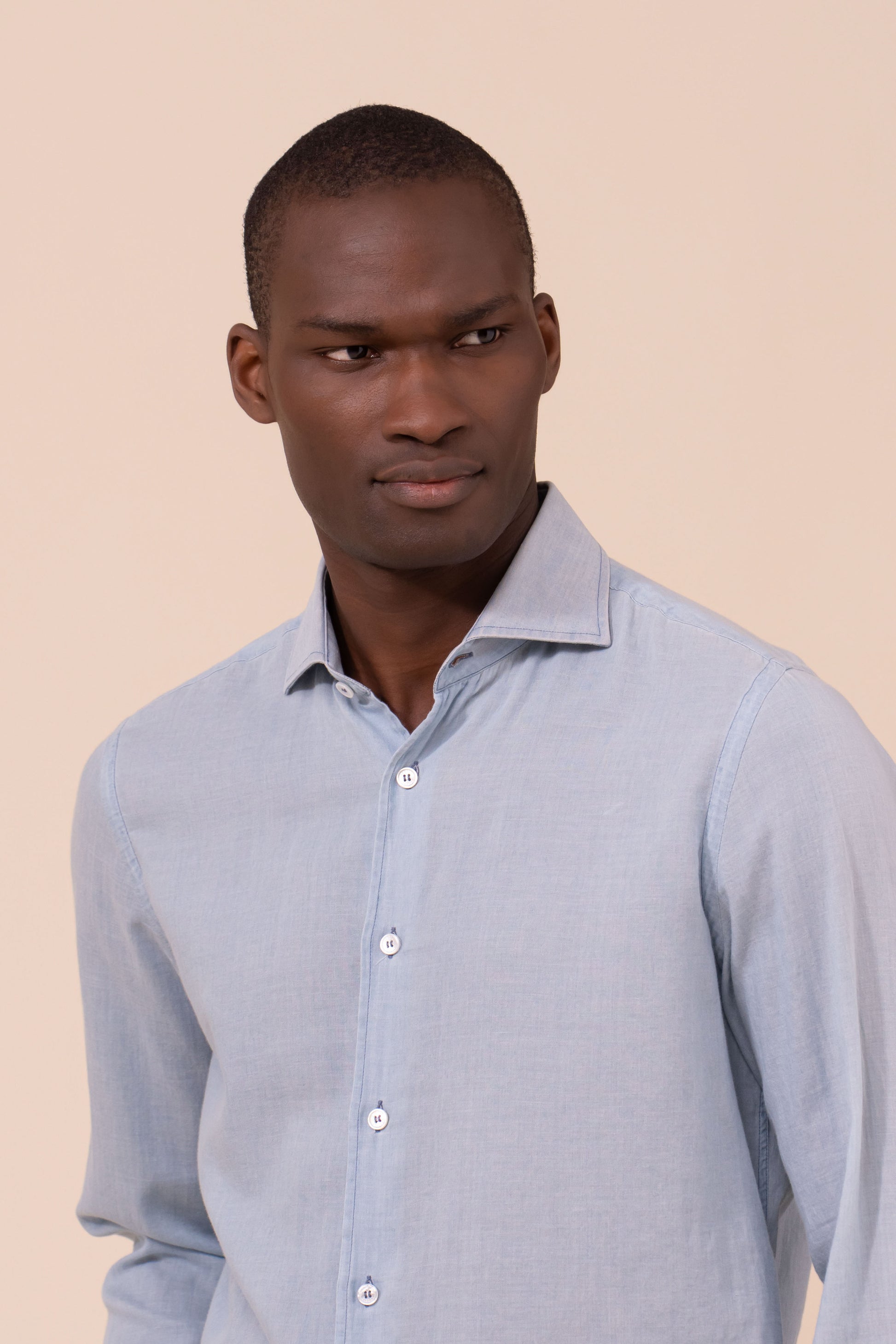 Sean camicia in denim leggero - WAVE