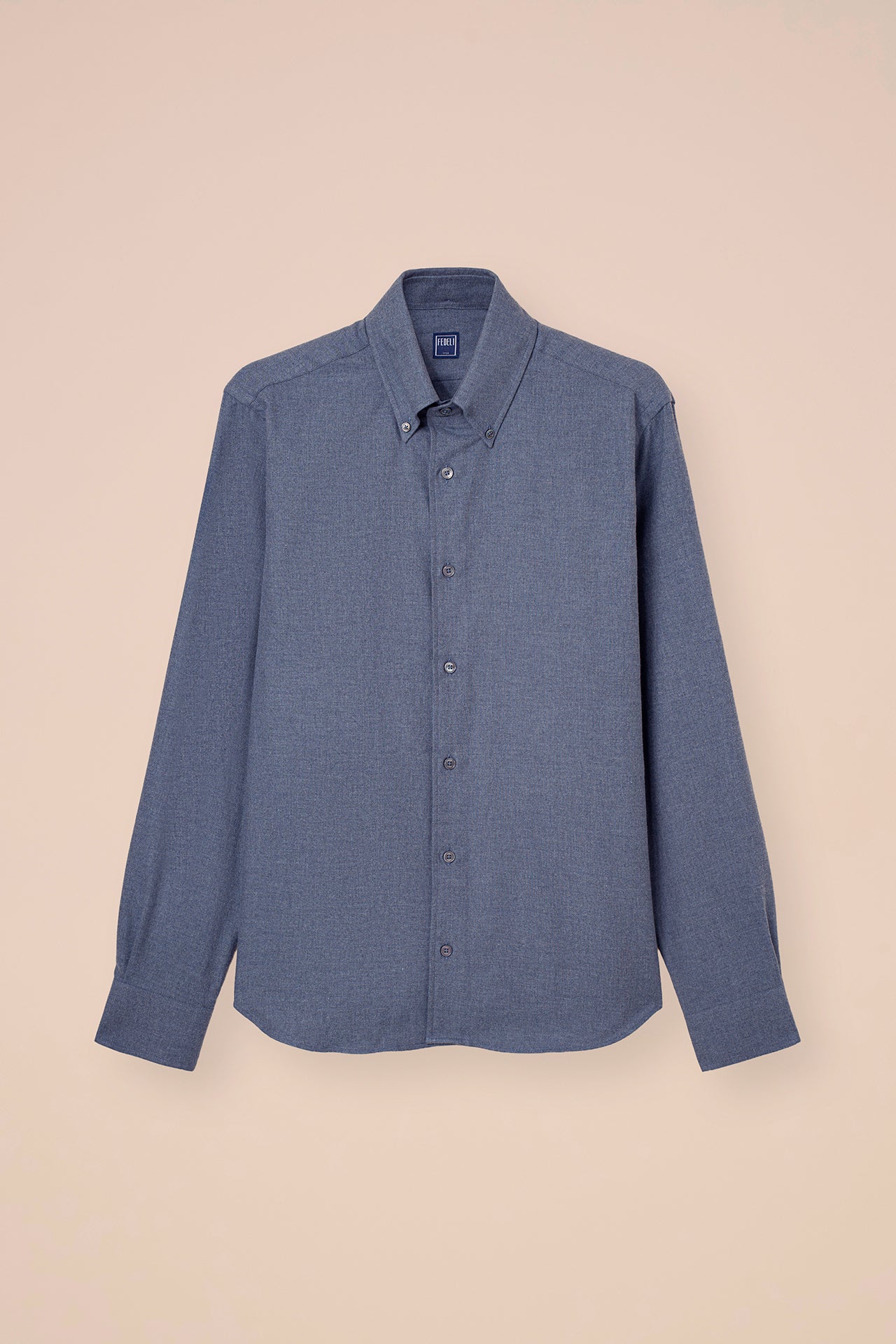 Alberto Cotton Flanel Shirt - DENIM