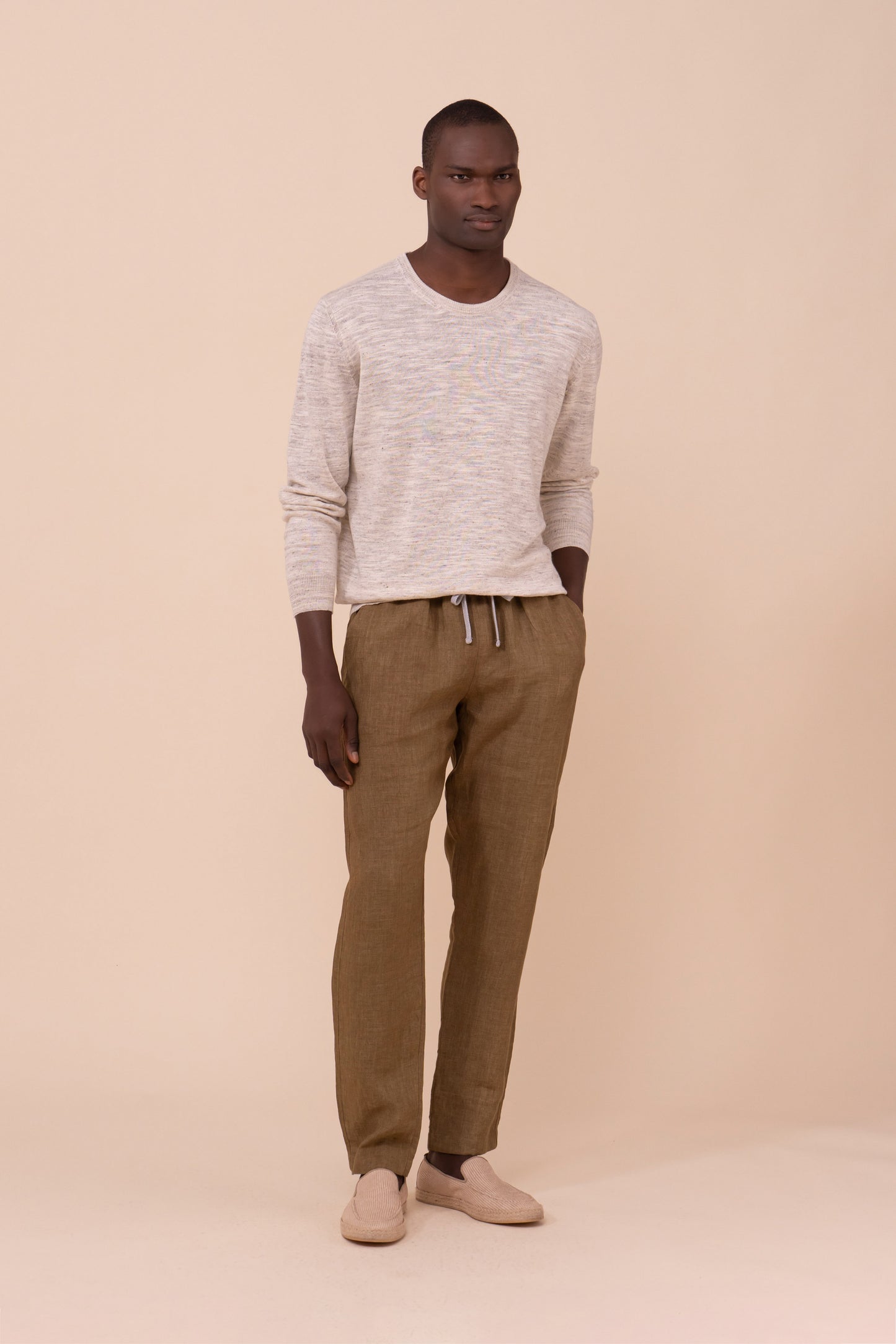 Bonifacio pantaloni in lino - SPANISHBISTRE