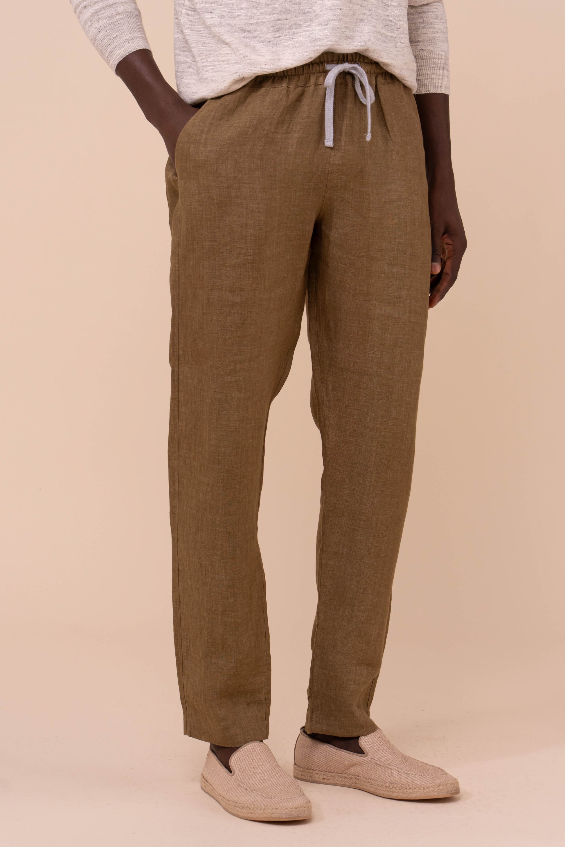Bonifacio pantaloni in lino - SPANISHBISTRE