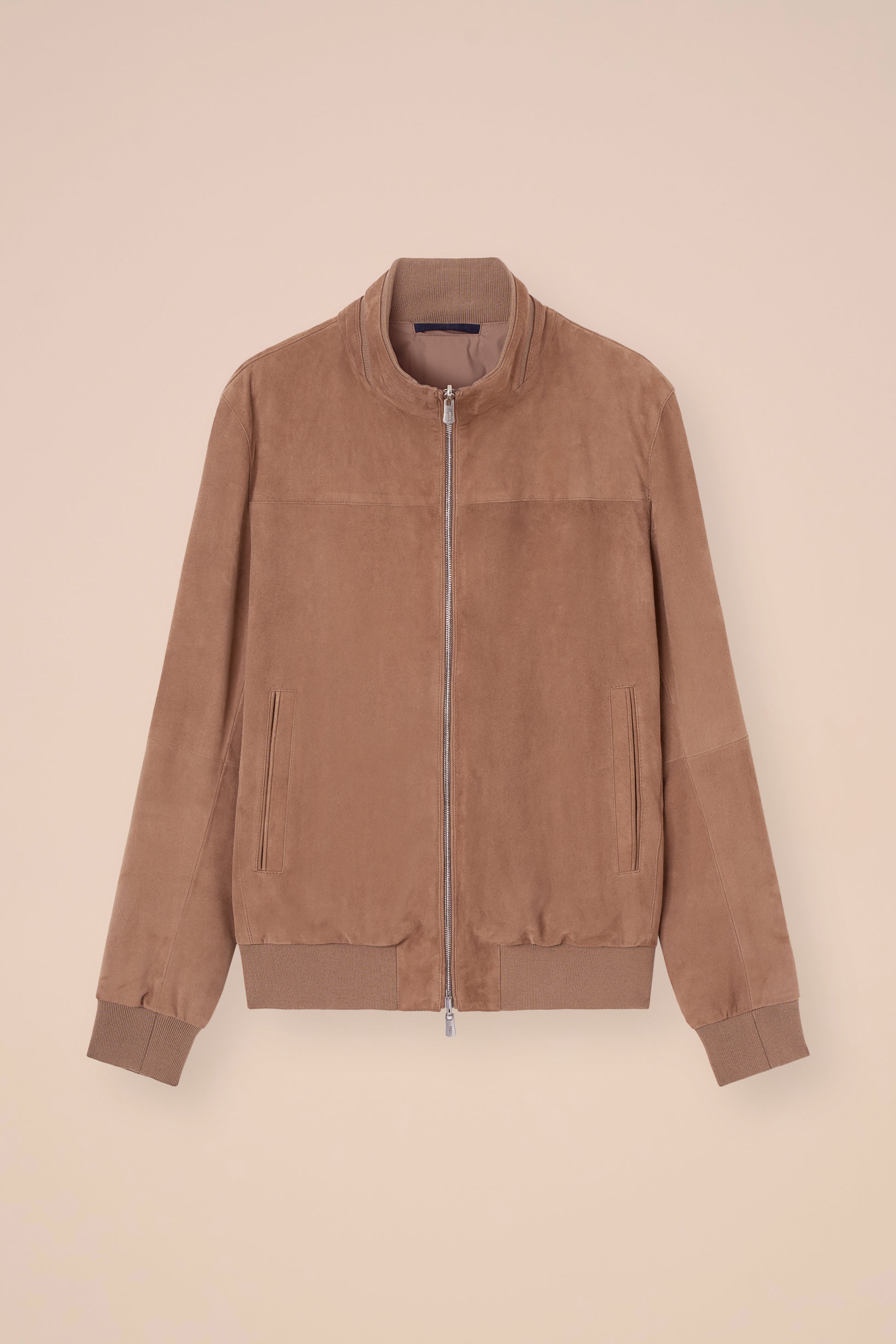 Colorado Suede and Airstop Zipped Jacket - Reversible - DUNES