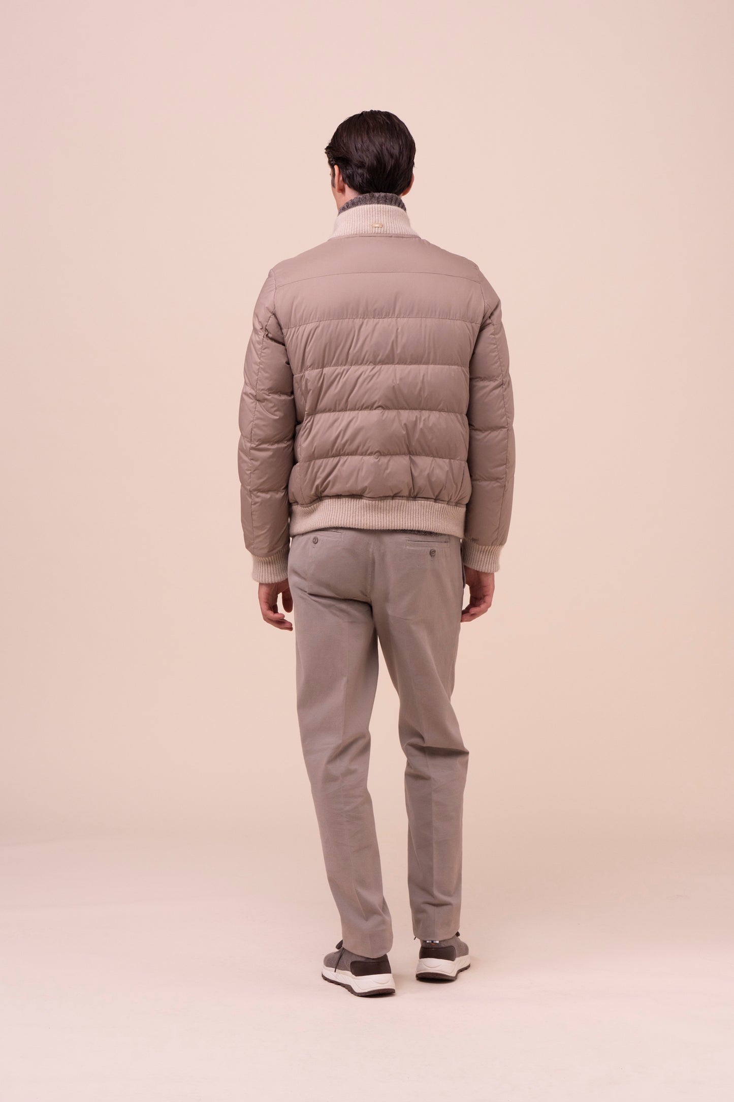Andorra Shearling and Airstop Down Puffer Bomber - DUNES