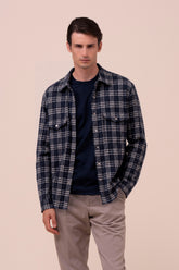 Dylan Flanel Cotton Cashmere Padded Overshirt