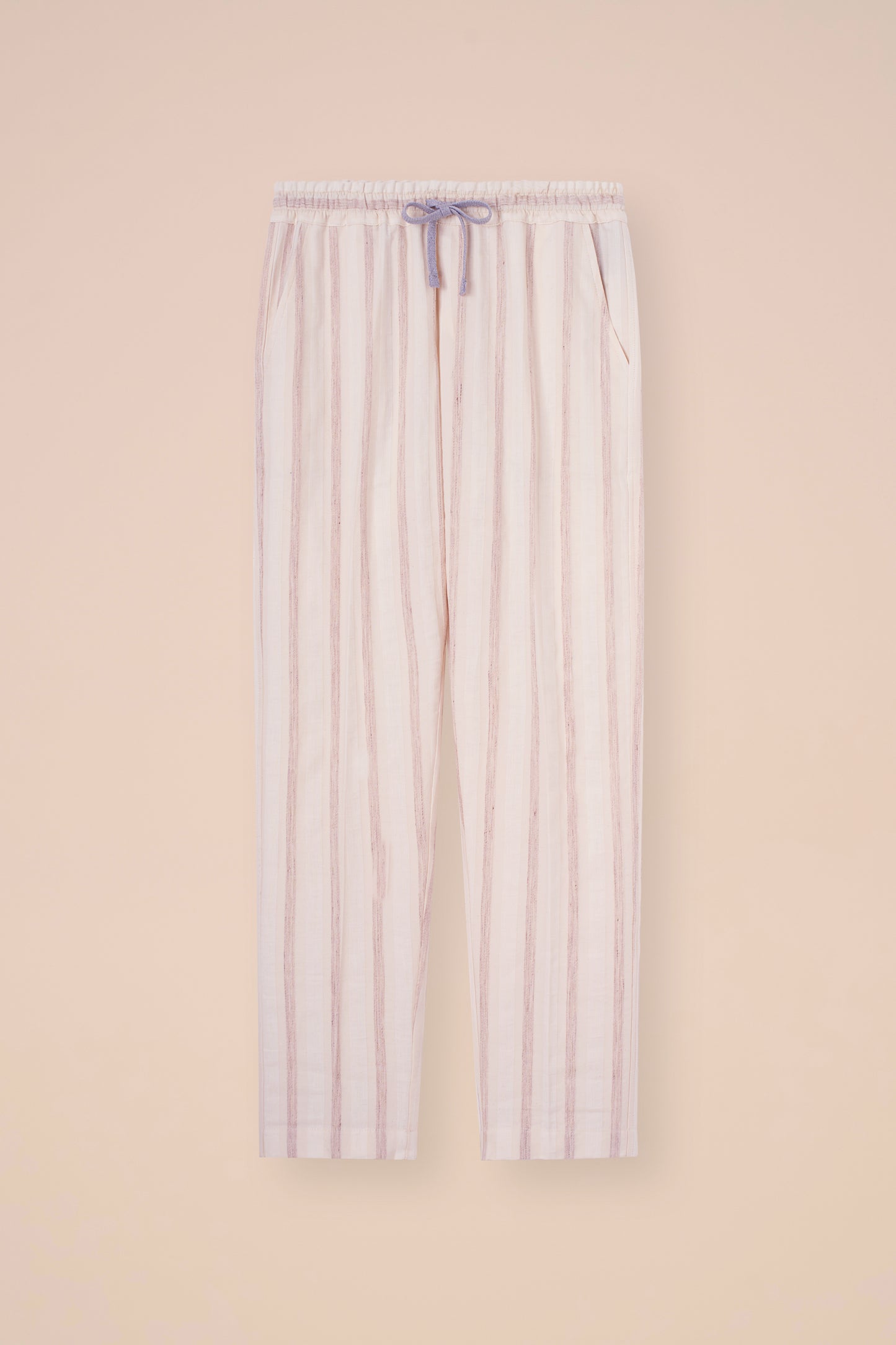 Bonifacio pantaloni a righe in lino - LINEN