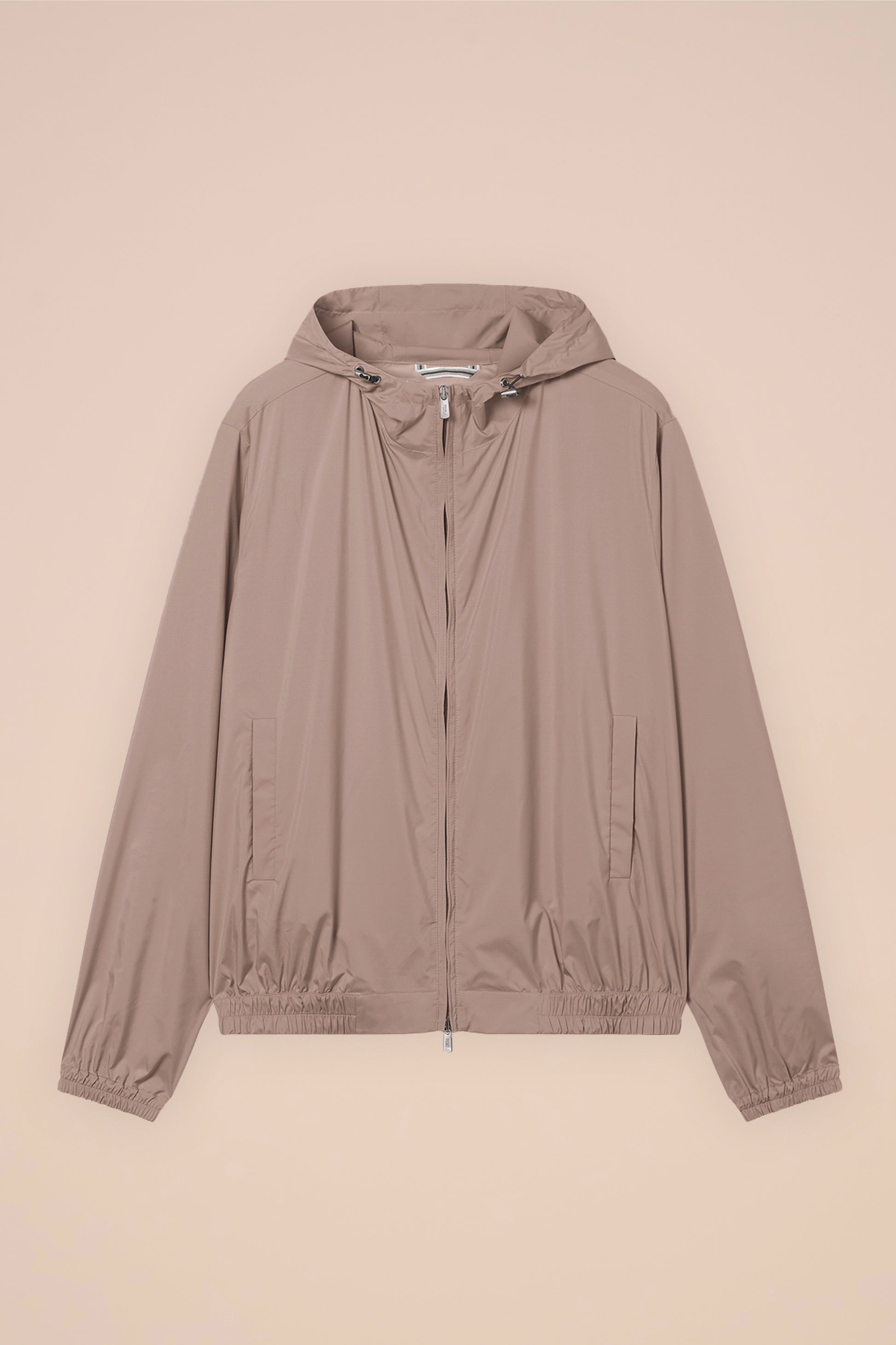 Zoom K-way in Airstop con cappuccio - DARKKHAKI