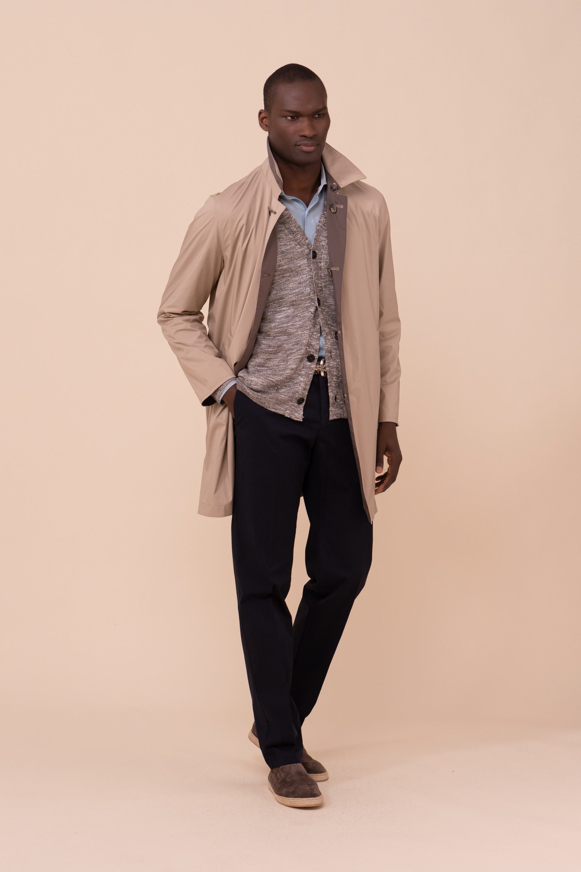 Vendome Airstop Coat - Reversible - DARKGREIGE